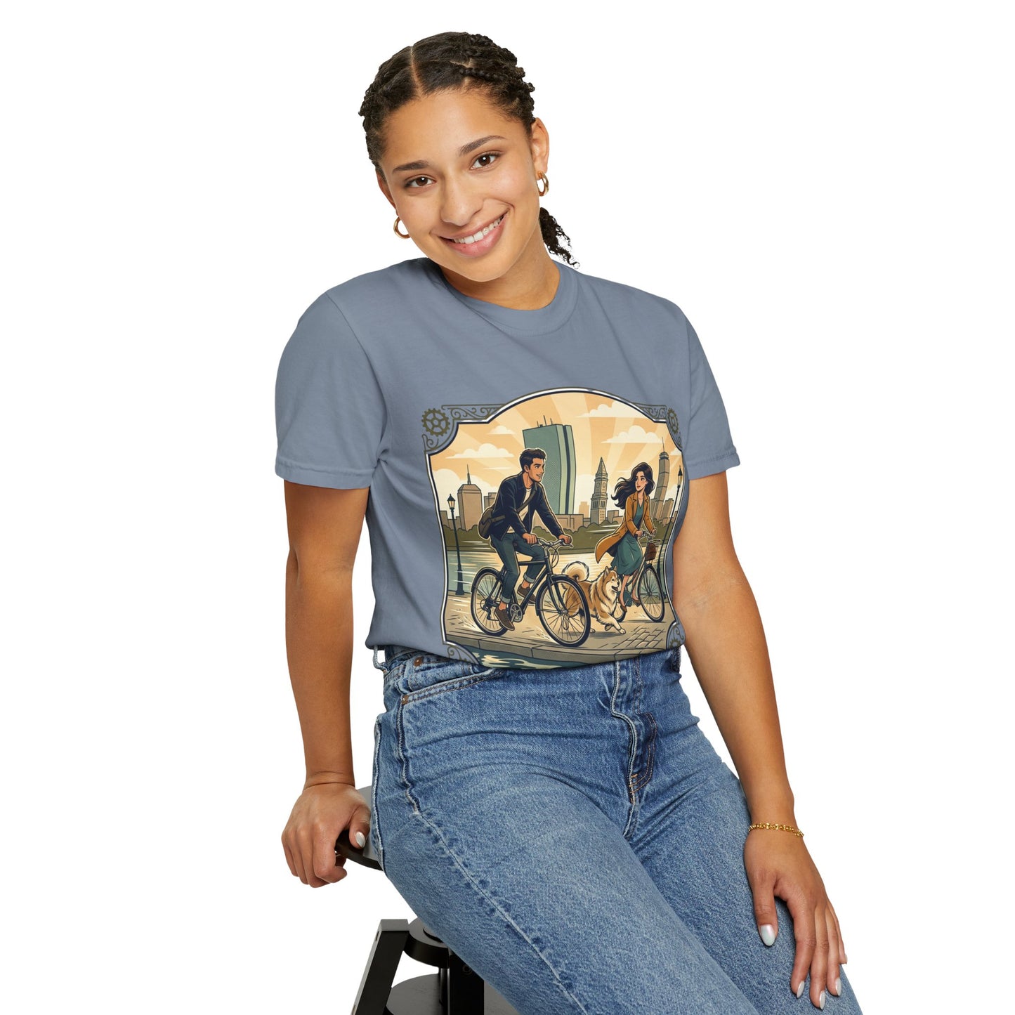 We Ride Together Bicycle Couple T-Shirt