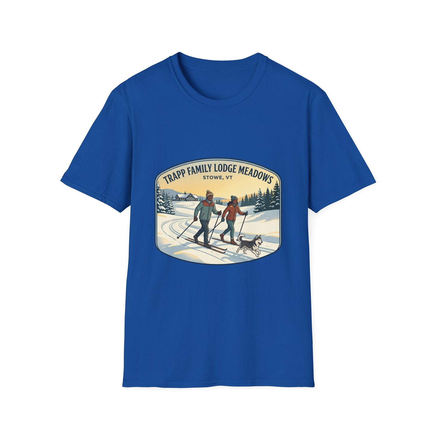 Trapp Family Lodge Meadows Skiing T-Shirt