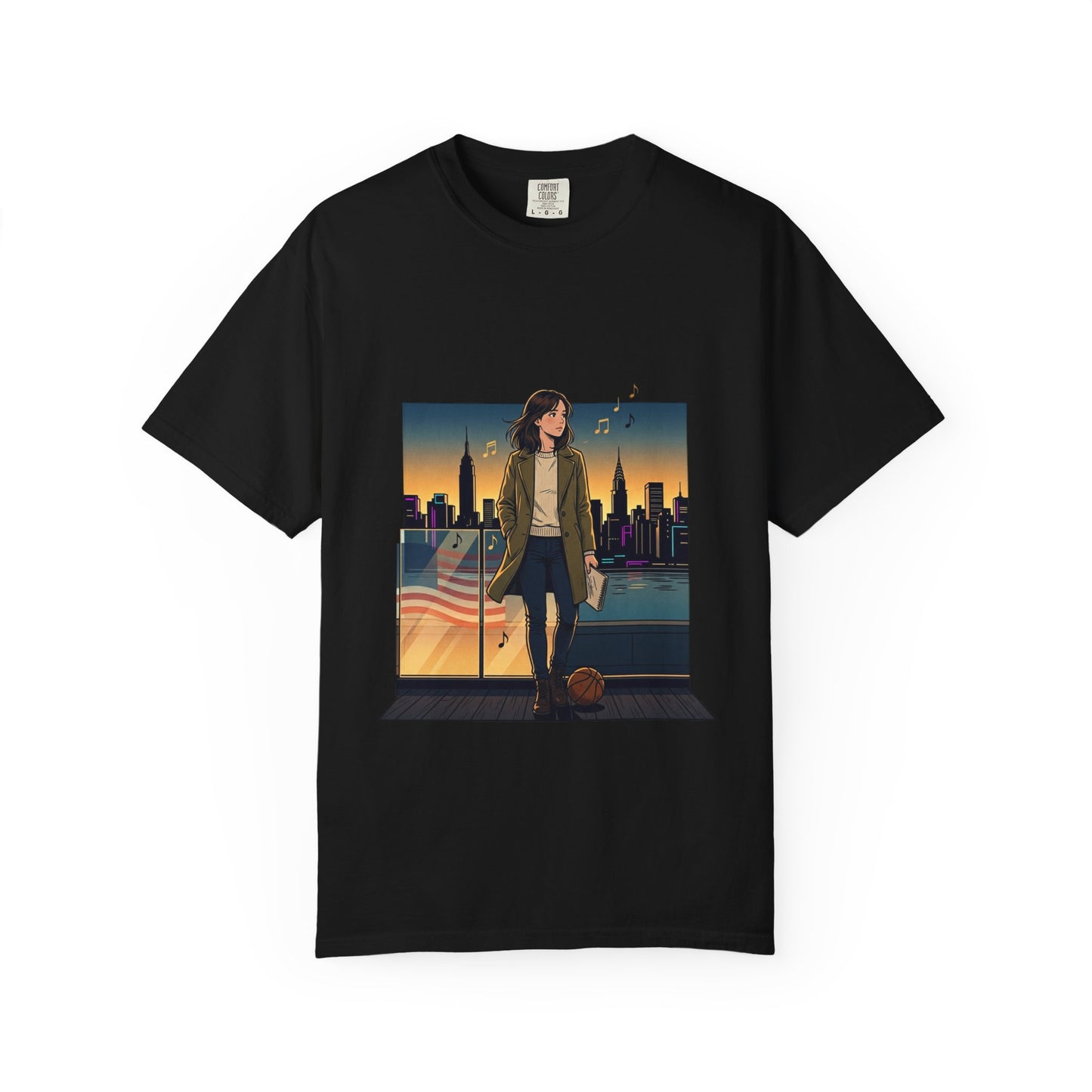 GLOBAL ENERGY: HER CITY, HER STORY— City Sunset Graphic T-Shirt