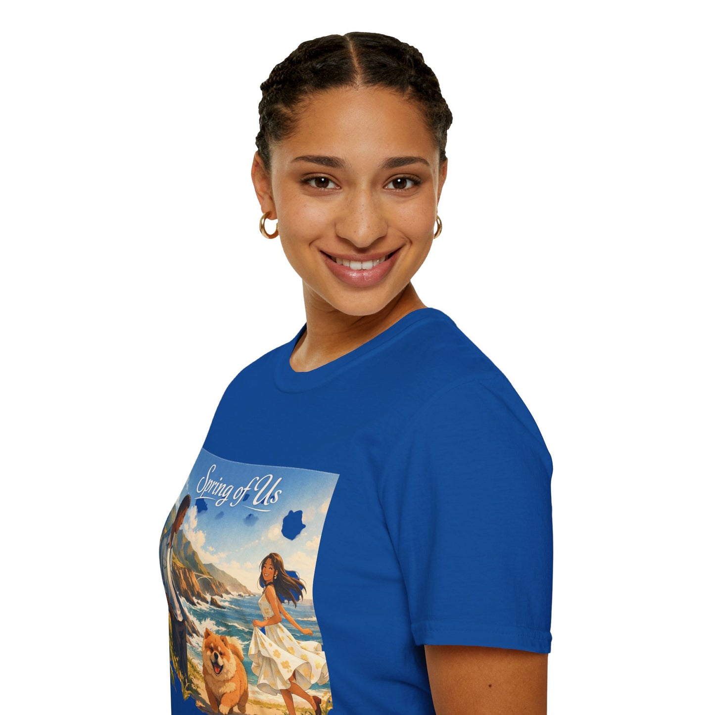 Spring of Us T-Shirt — Romantic Coastal Illustration Tee