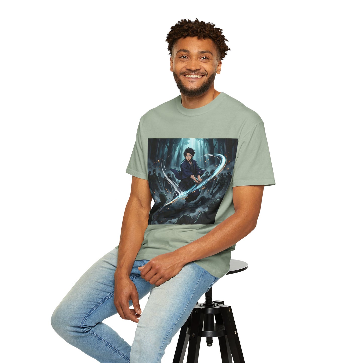 Mage Battlemage T‑Shirt — Fantasy Wizard Magic Sword Illustration Tee