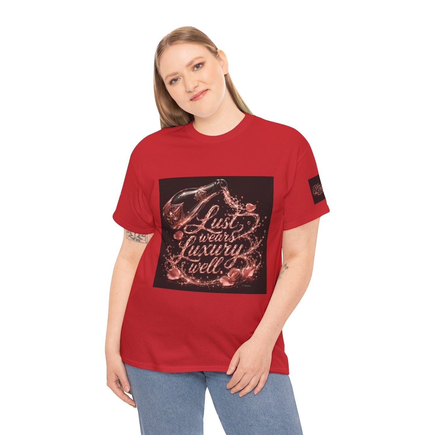 Lust Treats Luxury Well T-Shirt – Vintage Script Graphic Tee