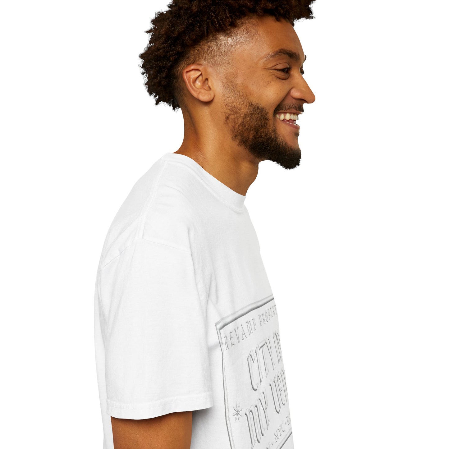 City In My Veins T‑Shirt — Vintage Cityscape Tee (Boston • NYC • Manchester)