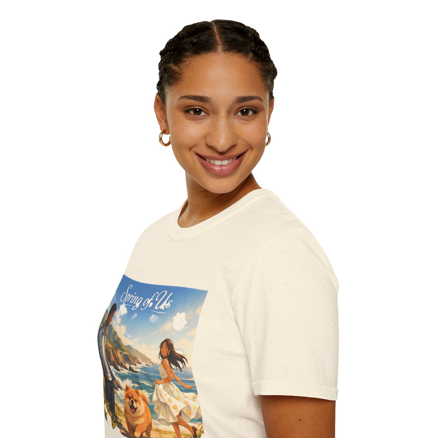 Spring of Us T-Shirt — Romantic Coastal Illustration Tee
