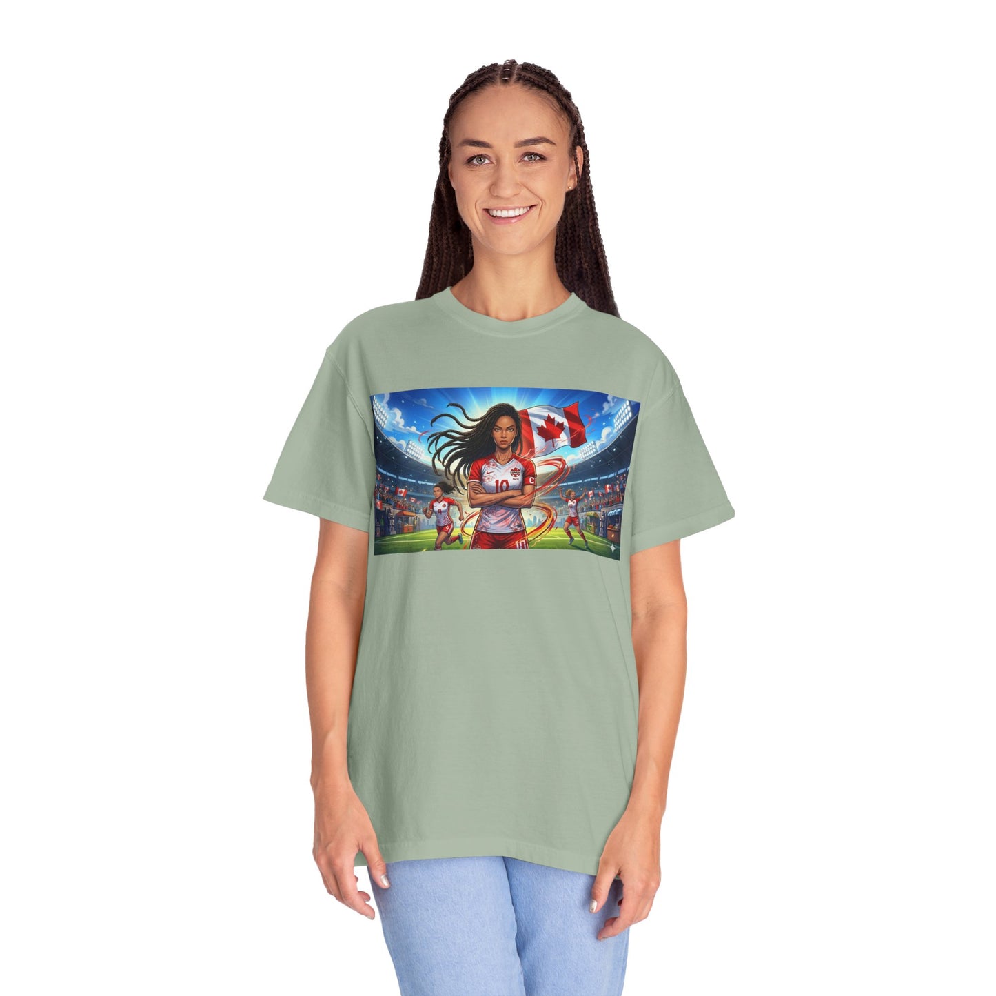 Soccer Star Canada T-Shirt — Women’s Team Jersey Graphic