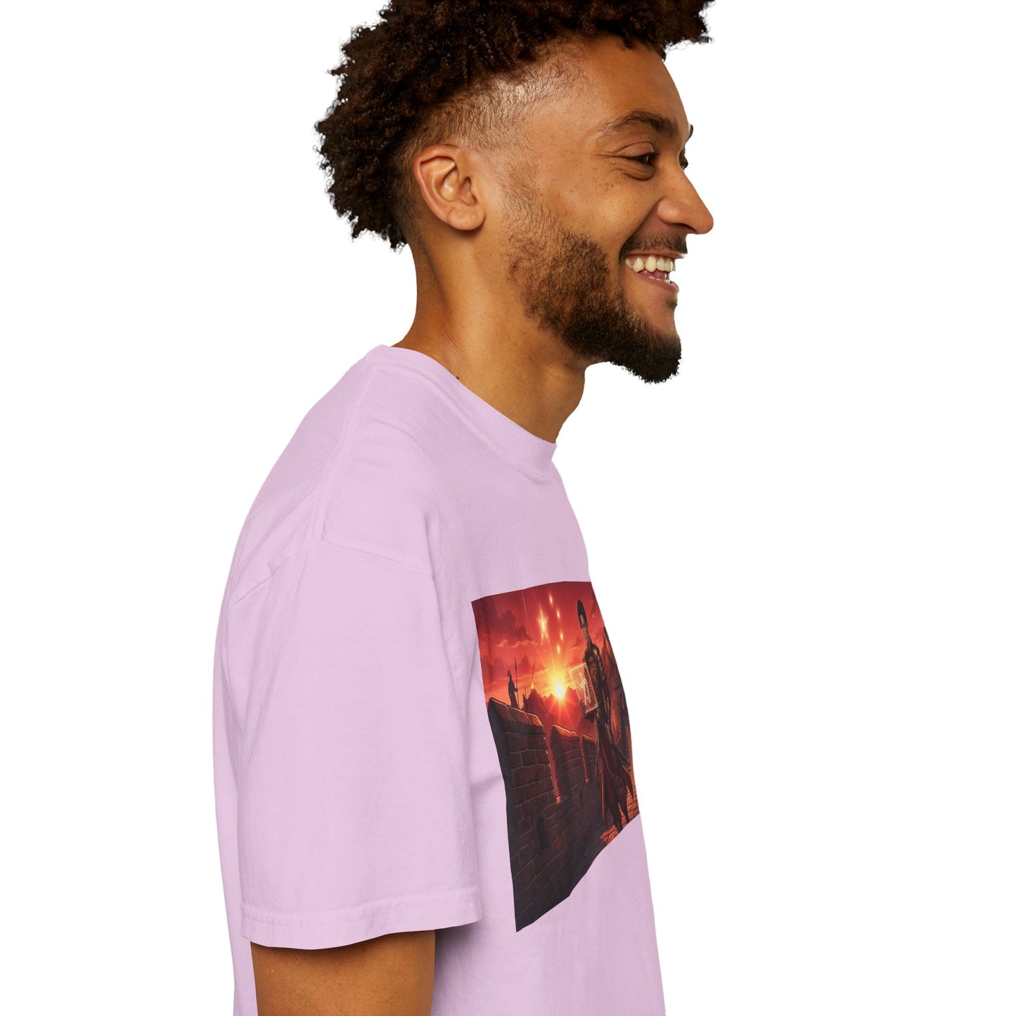 Scout Regiment Sunset T-Shirt — Anime Military Wall Scene