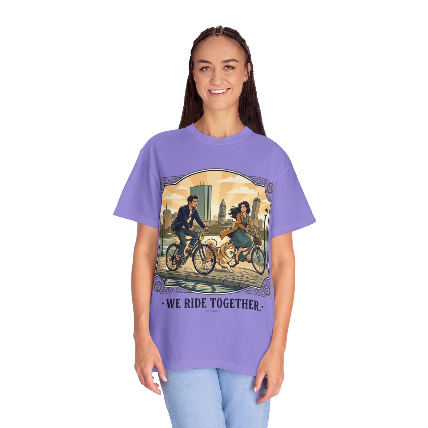 We Ride Together Bicycle Couple T-Shirt