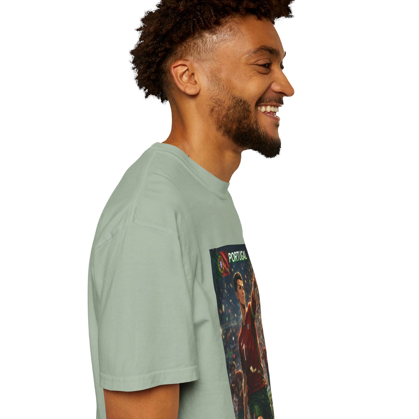 Portugal Soccer Poster T-Shirt — Cristiano Ronaldo Tribute Tee