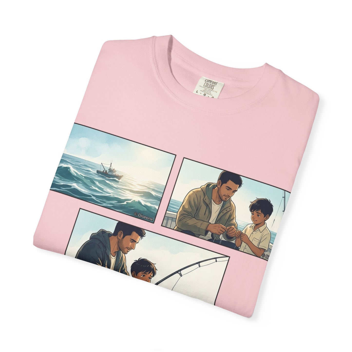 MORNING TIDES” (FATHER & SON EDITION) T-Shirt — Dad & Son Beach Fishing Graphic Tee