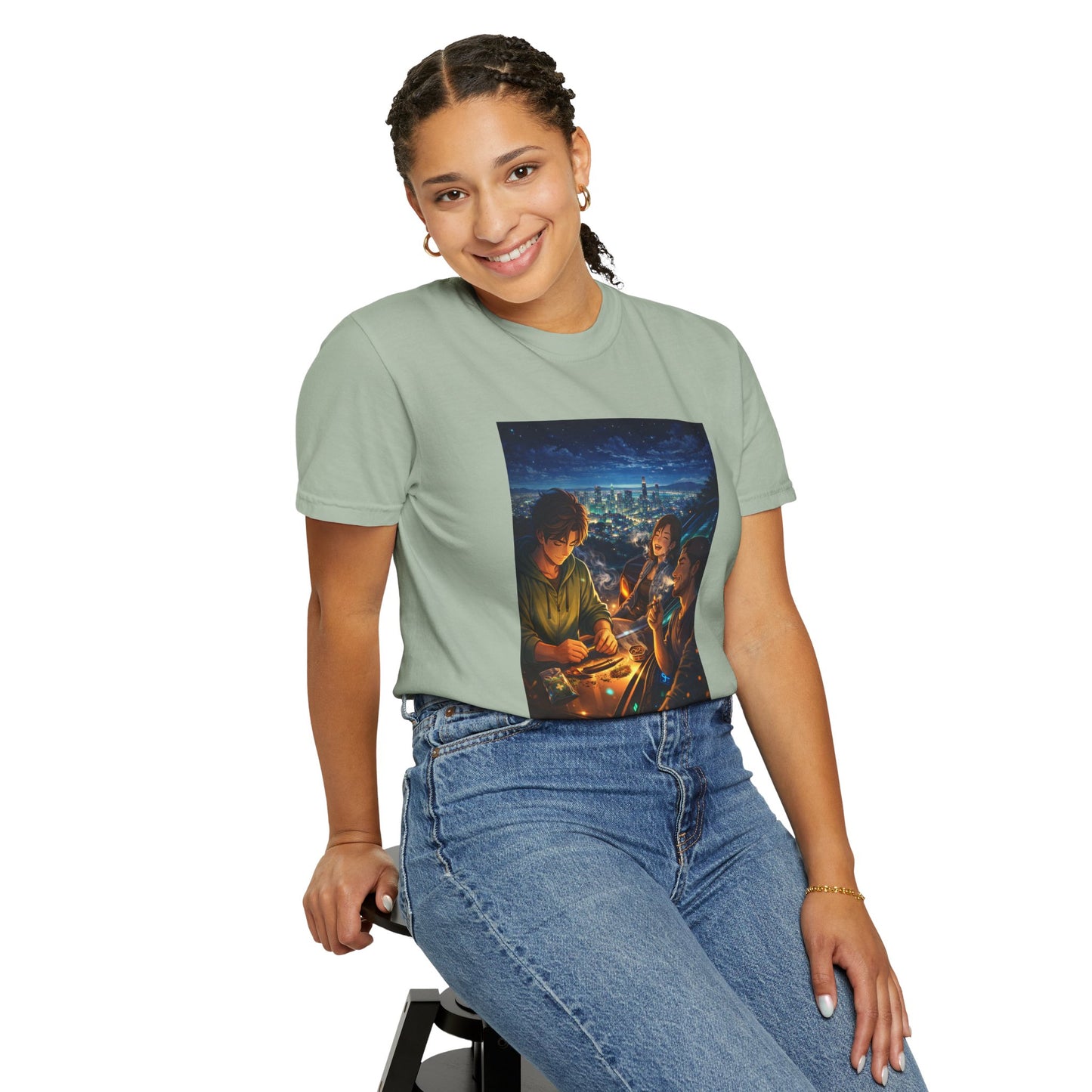 ROAD TRIP SMOKE SESSION-Unisex Garment-Dyed T-shirt