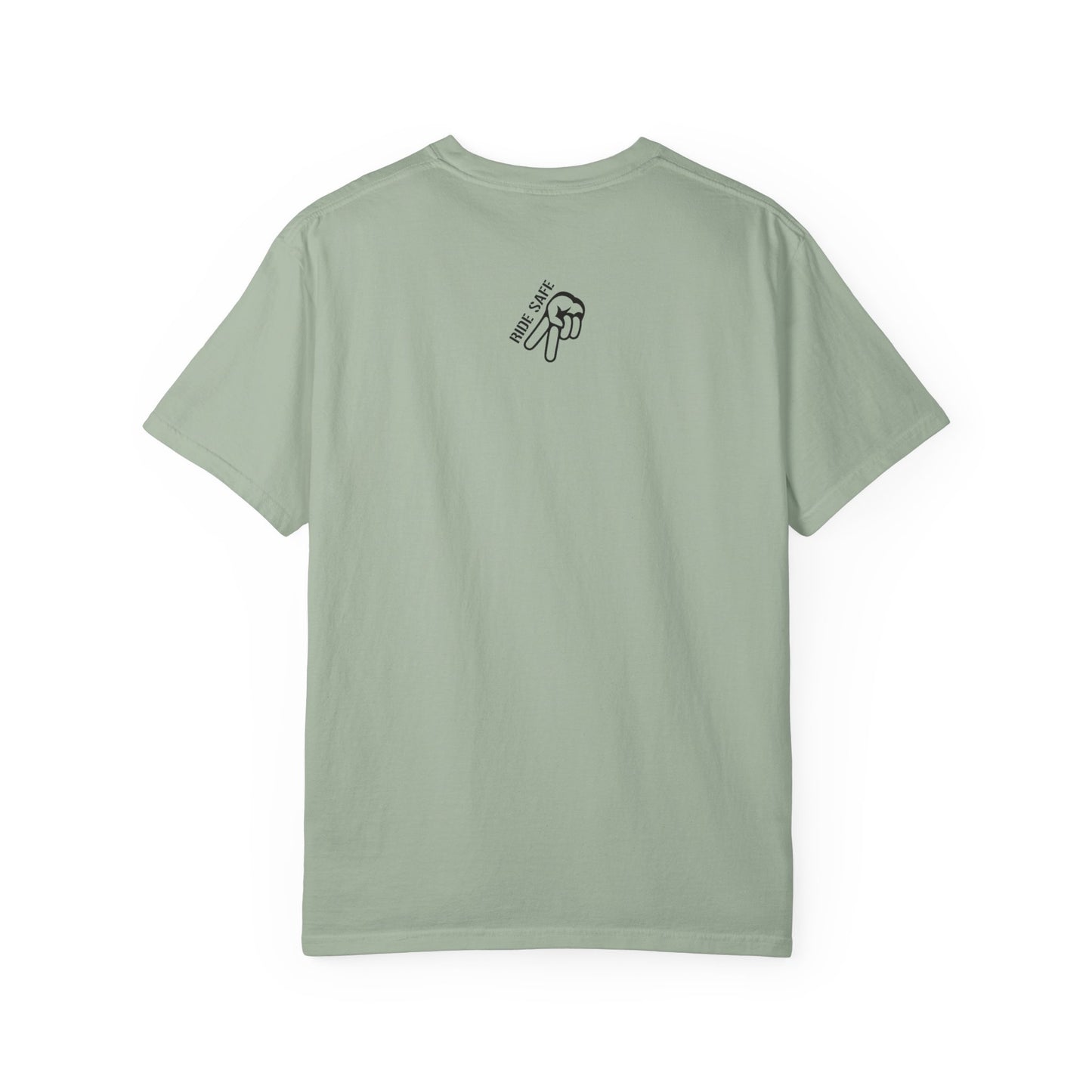 Motorcycle Sunset T-Shirt — Two Bikes Riding Into the Horizon