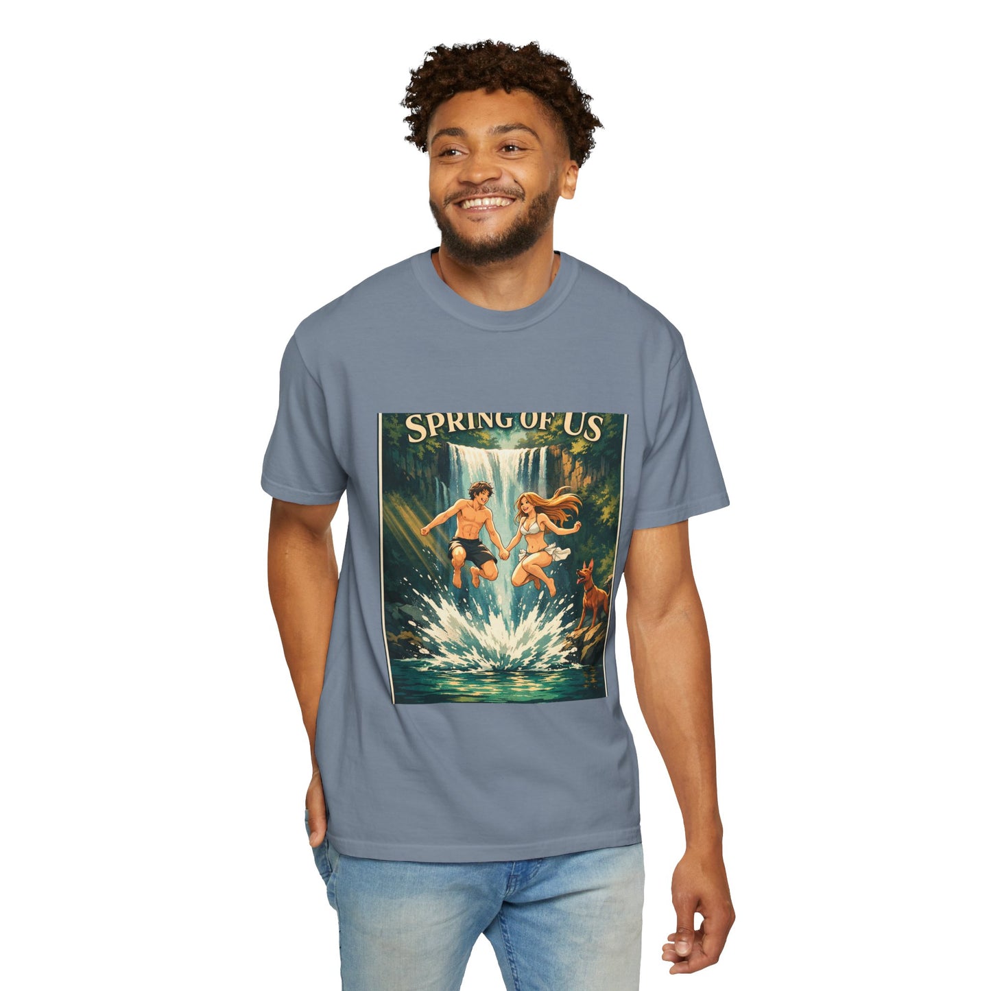 Vintage 'Spring of Us' Waterfall Graphic T-Shirt