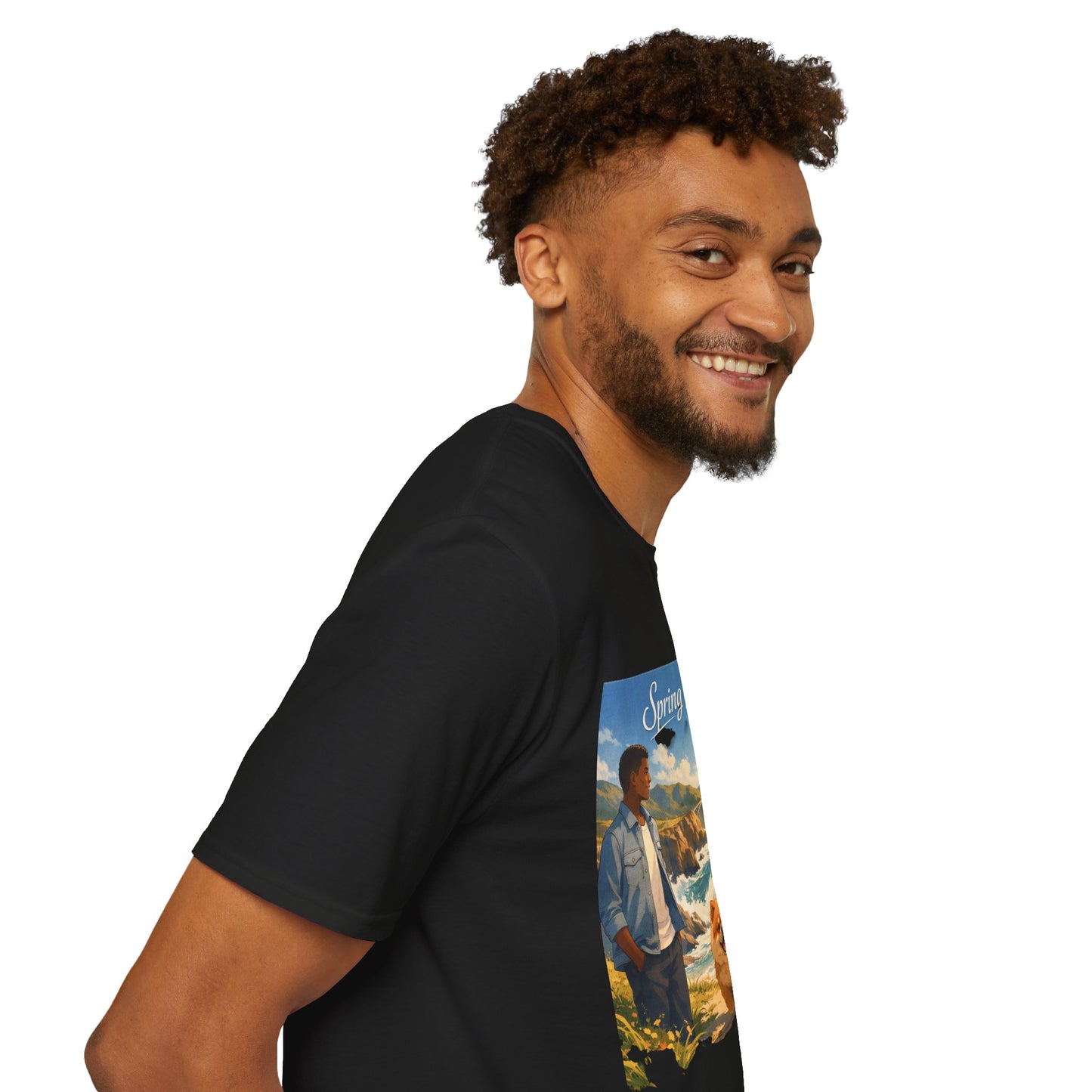 Spring of Us T-Shirt — Romantic Coastal Illustration Tee