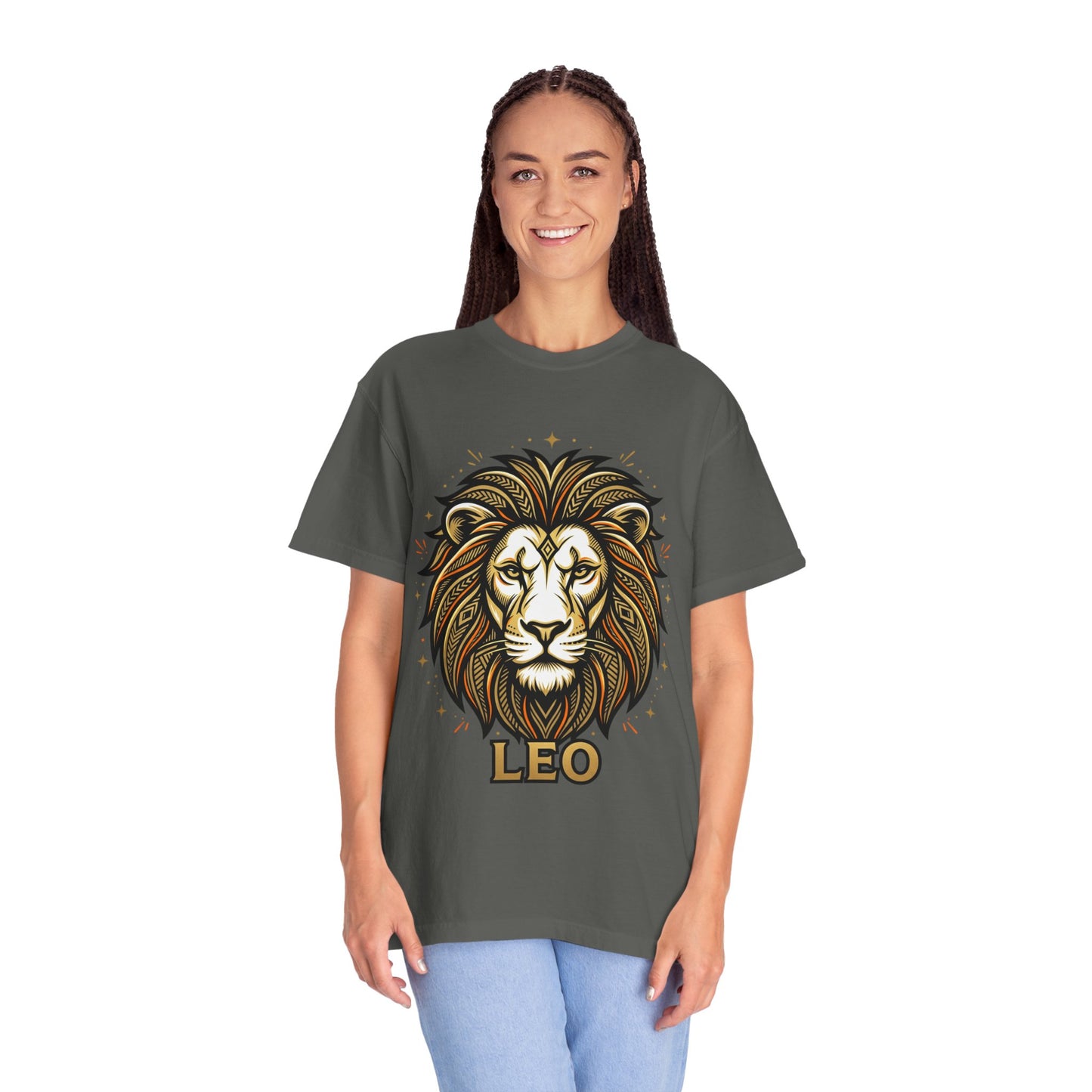 Leo Zodiac Lion T-Shirt — Bold Astrology Graphic Tee