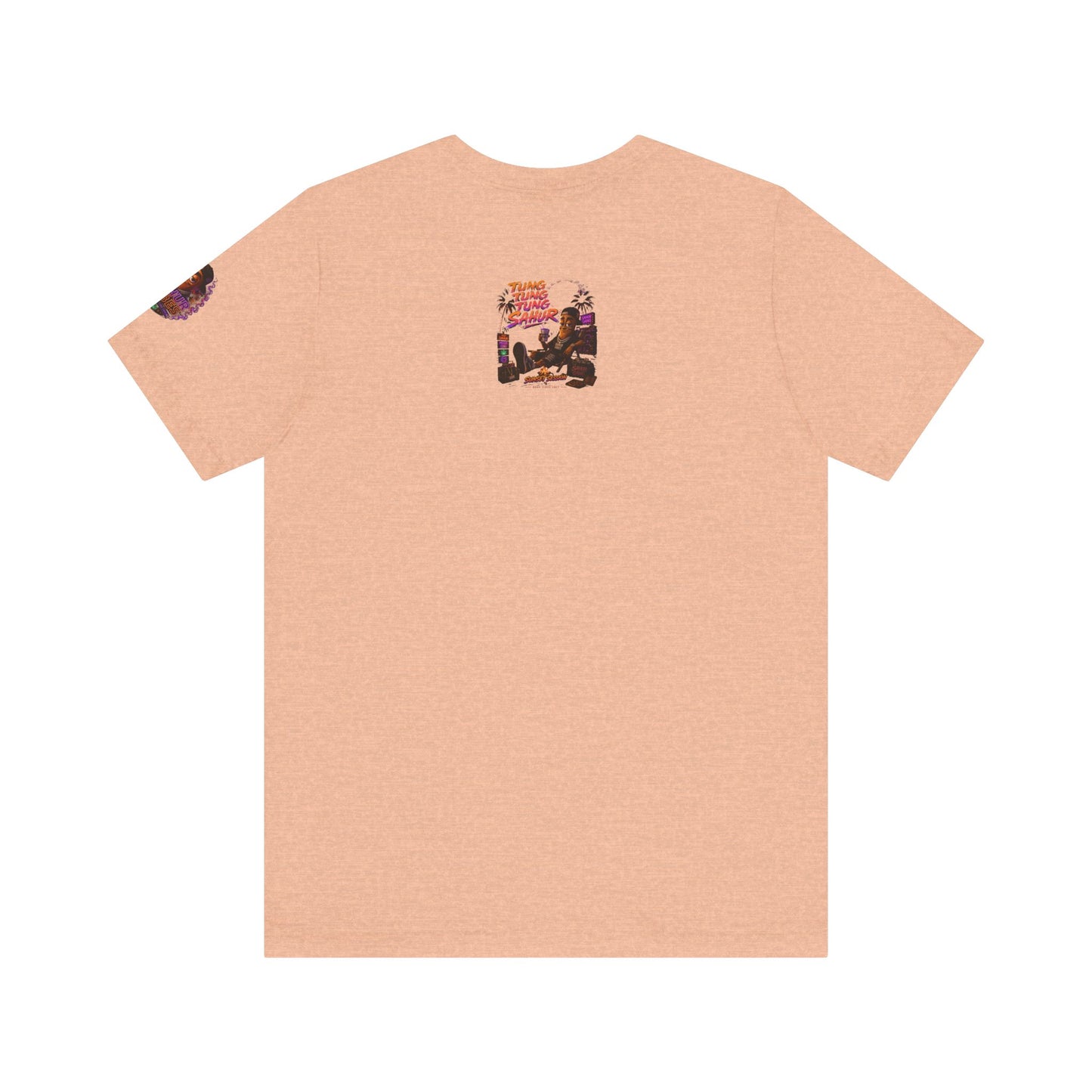 Tung Tung Tung Sahur Laid-Back Nightlife Graphic Tee — "Things Take Time" Urban Cartoon Design
