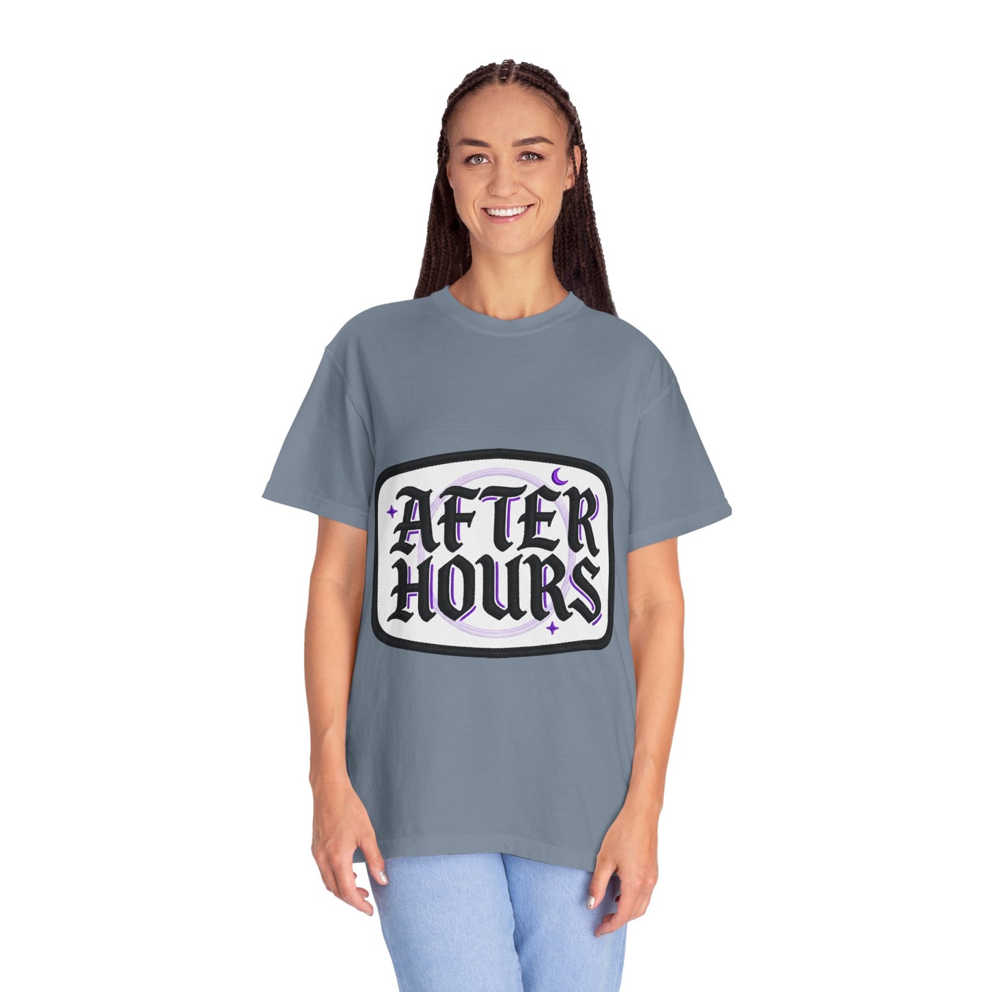 After Hours Graphic T-Shirt — Gothic Moon Lounge Tee