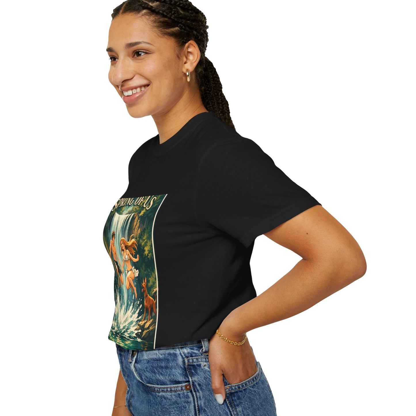 Vintage 'Spring of Us' Waterfall Graphic T-Shirt
