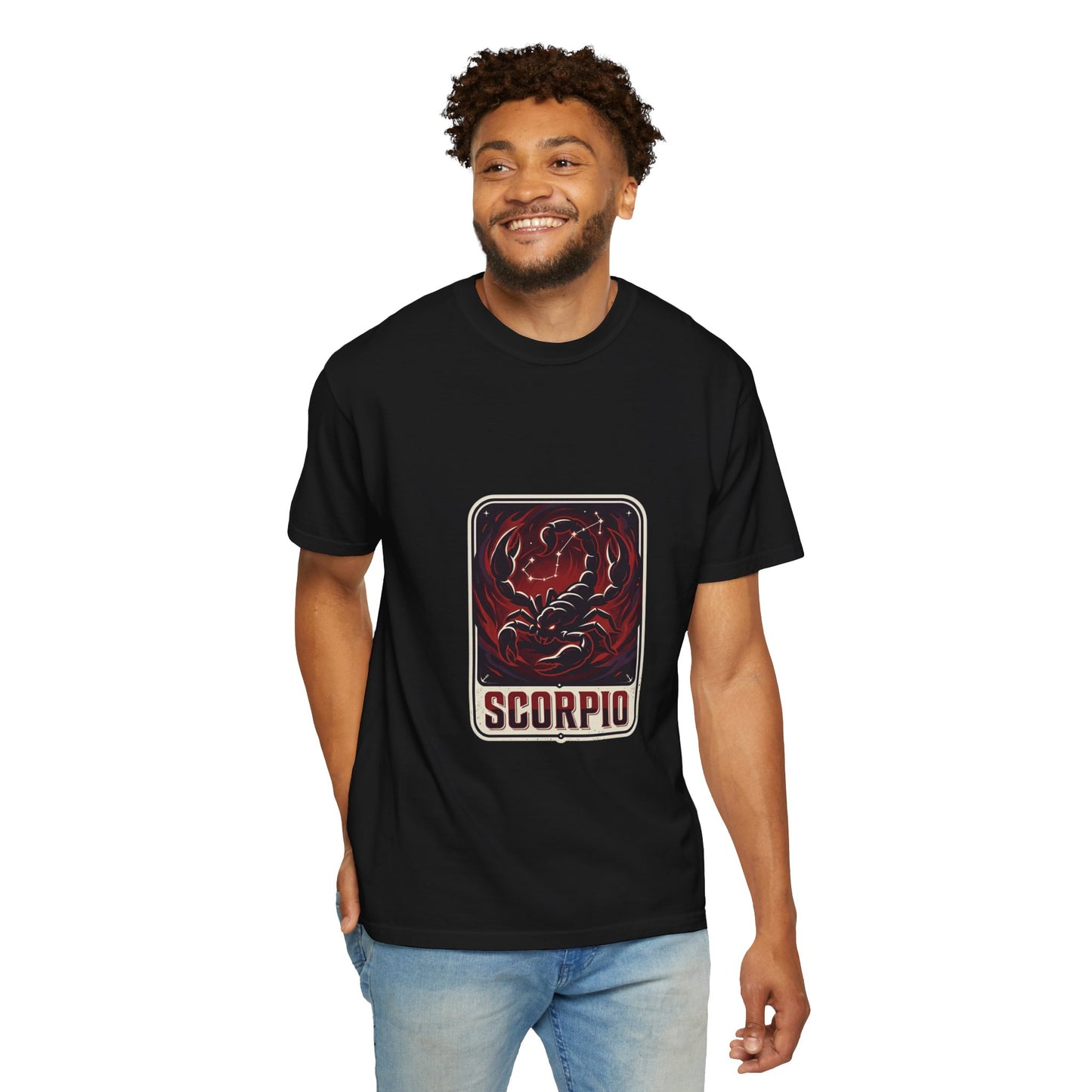 Scorpio Zodiac T-Shirt — Bold Red Scorpion Astrological Tee