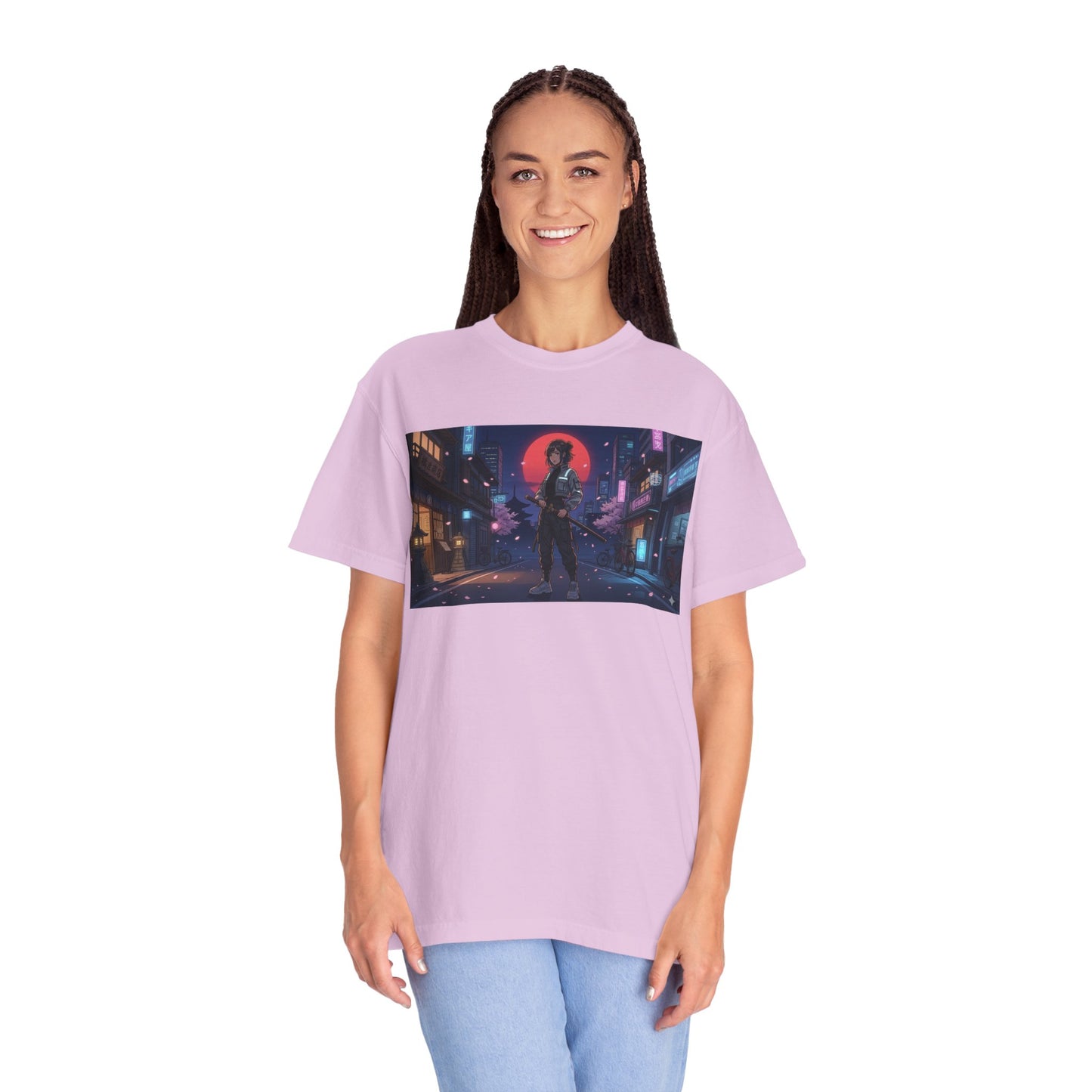Japan — Samurai City Tradition + Nightscape T-Shirt —  Graphic Tee