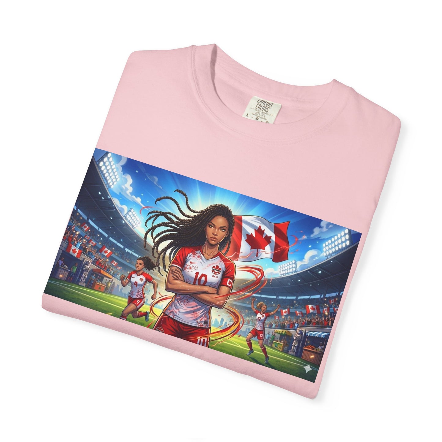 Soccer Star Canada T-Shirt — Women’s Team Jersey Graphic