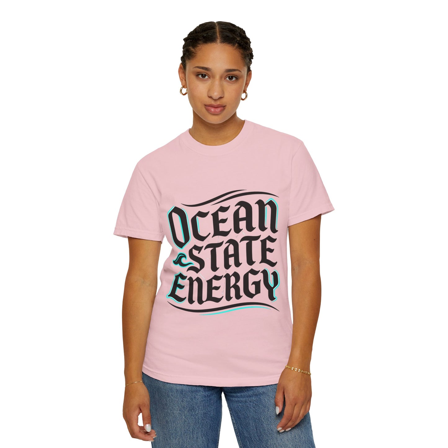 Ocean State Energy T-Shirt — Nautical Script Graphic Tee