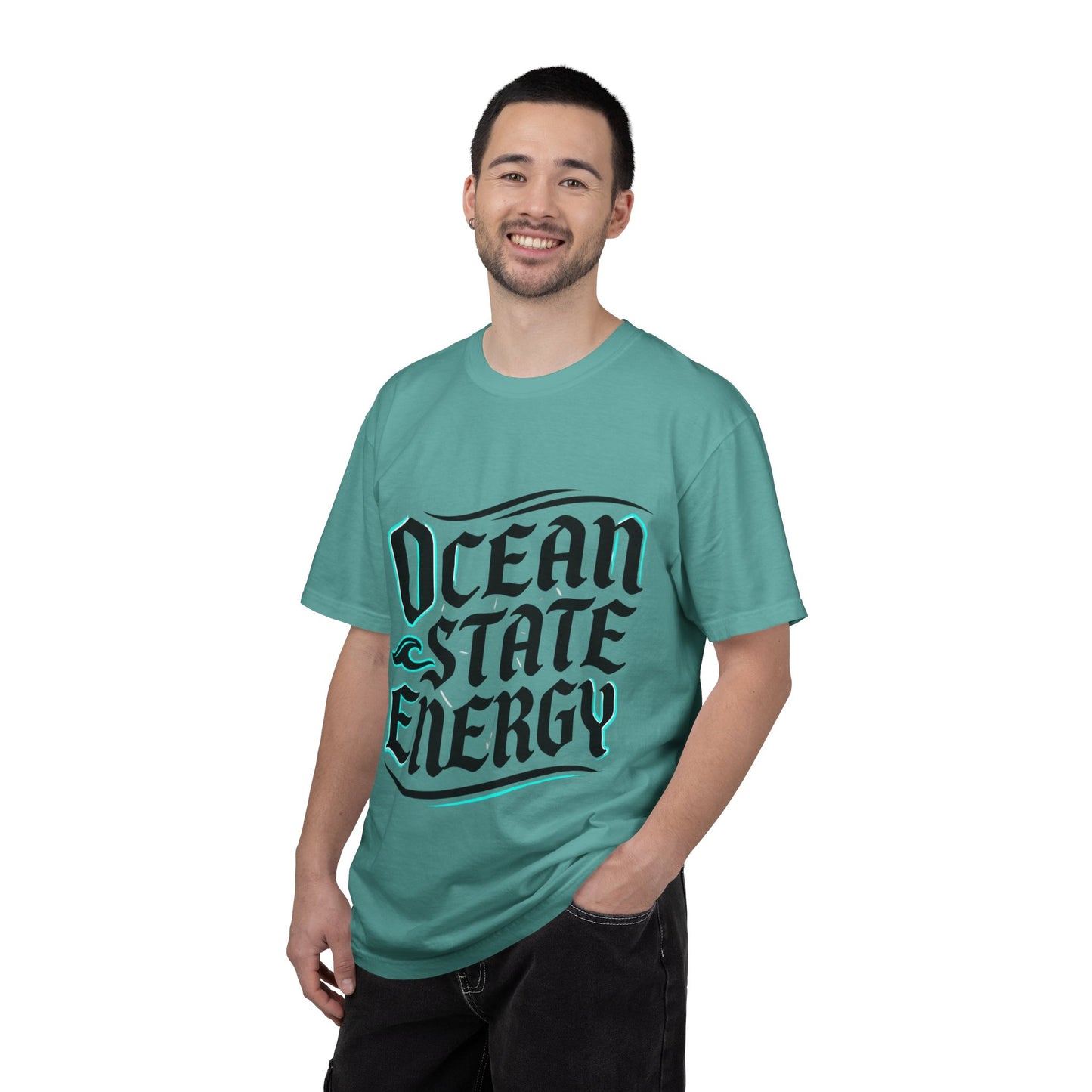 Ocean State Energy T-Shirt — Nautical Script Graphic Tee