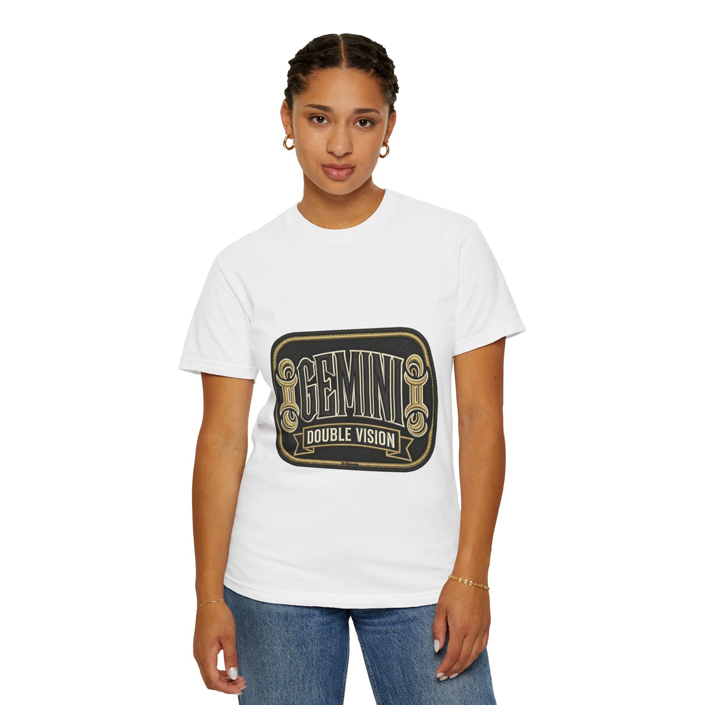 Gemini Double Vision T-Shirt — Zodiac Twin Graphic Tee