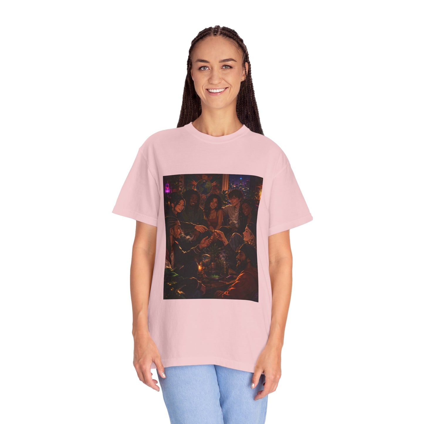 OUR MEMORIES - Vintage Night Party Scene T-Shirt