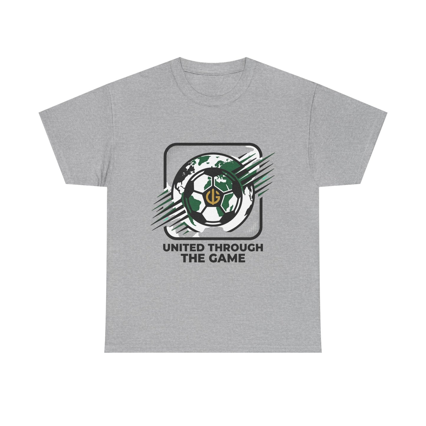 Soccer T-Shirt — "United Through the Game" Graphic Tee