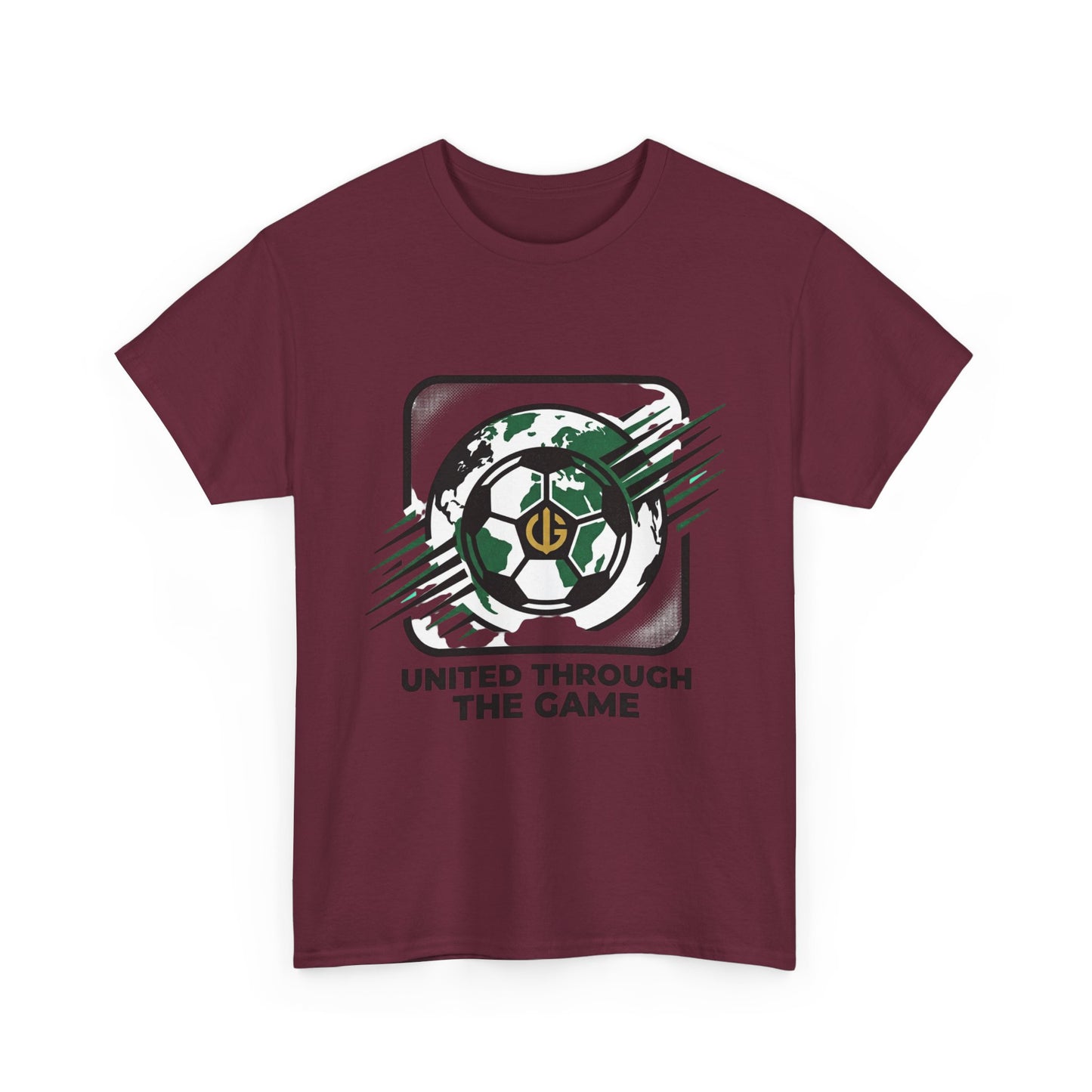 Soccer T-Shirt — "United Through the Game" Graphic Tee