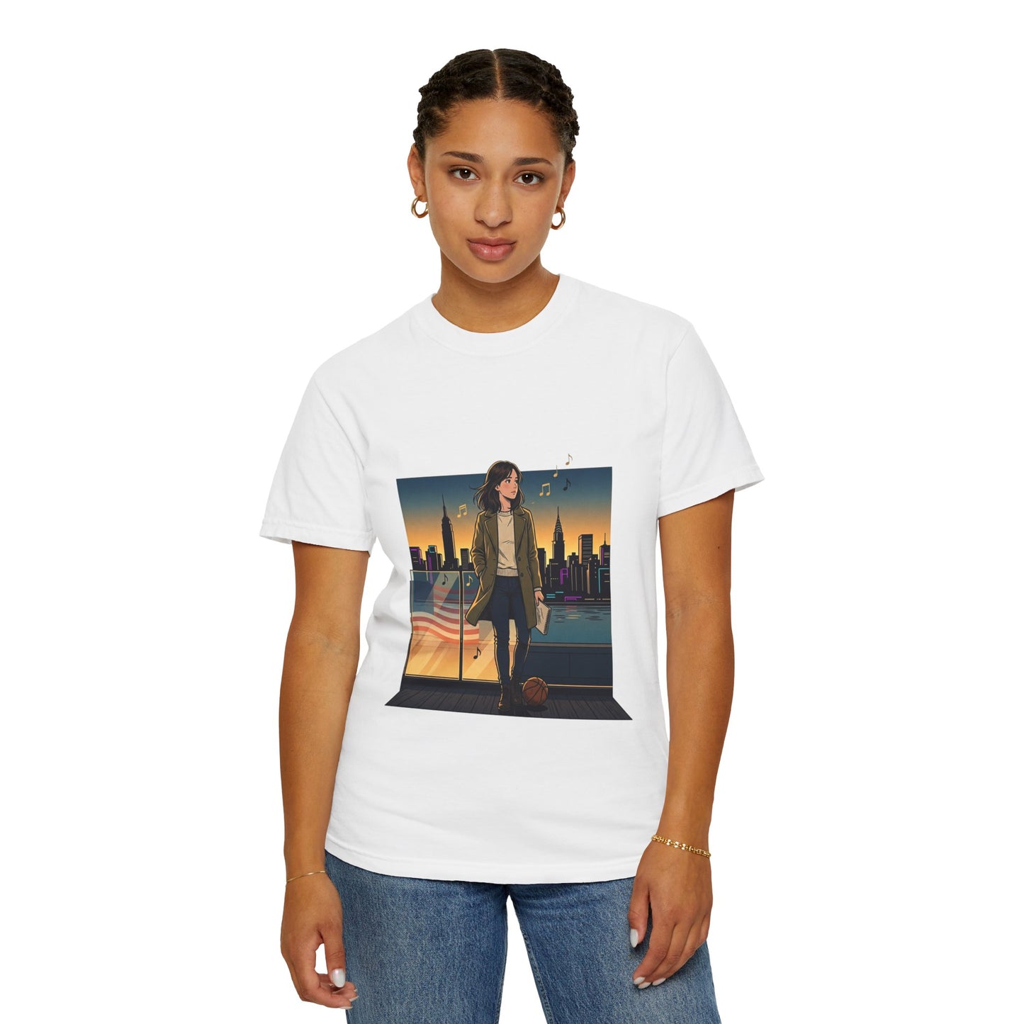 GLOBAL ENERGY: HER CITY, HER STORY— City Sunset Graphic T-Shirt