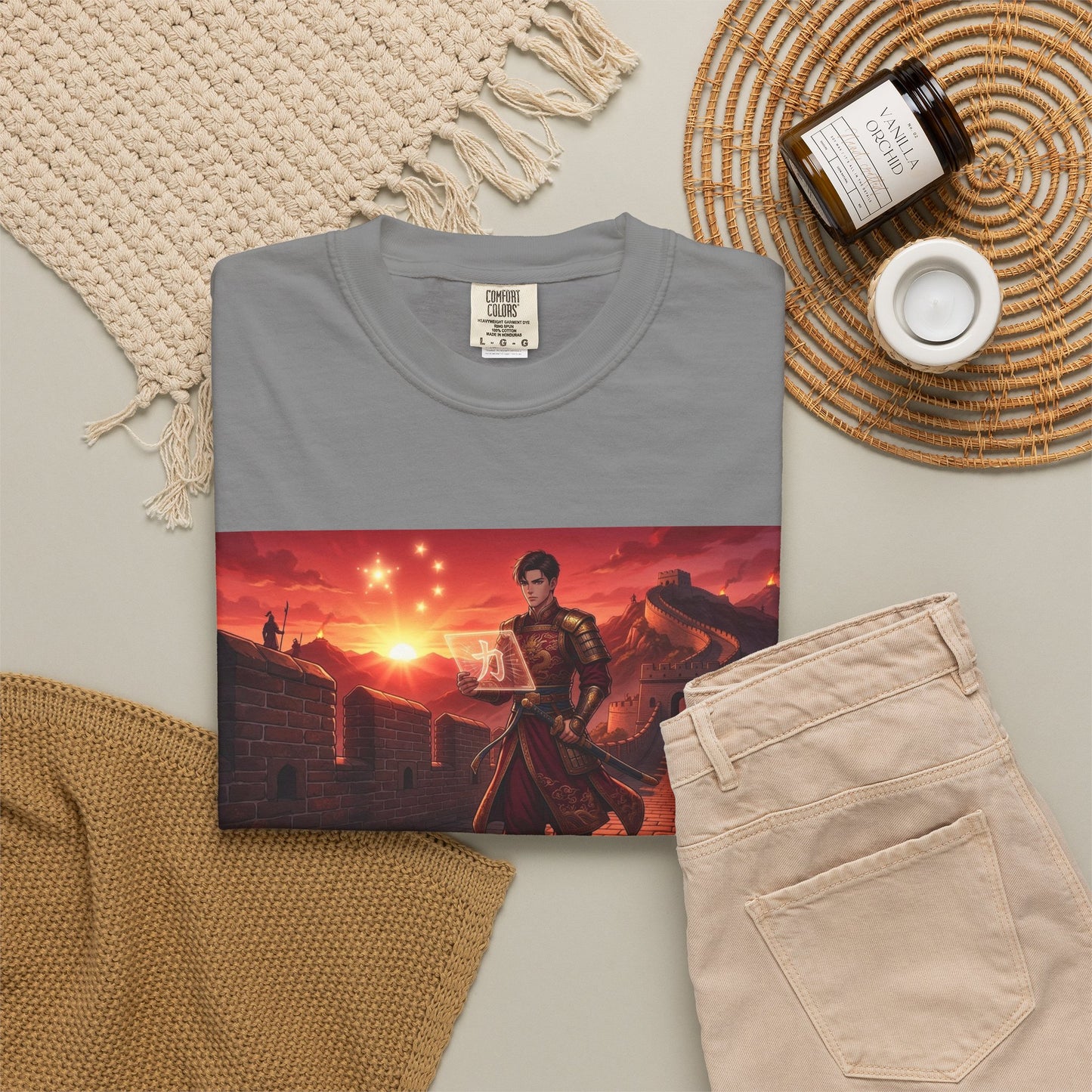 Scout Regiment Sunset T-Shirt — Anime Military Wall Scene