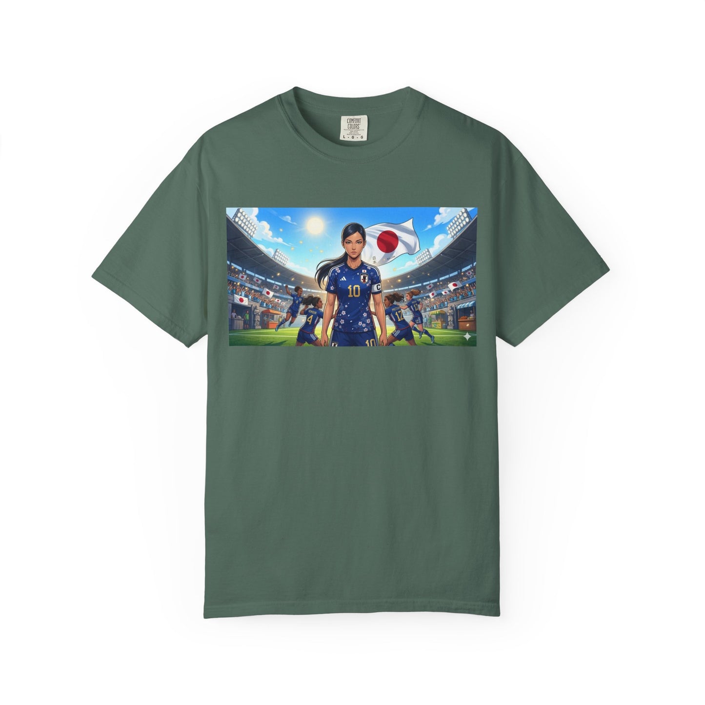 Soccer Player Japan T-Shirt — Japan Flag Soccer Fan Tee