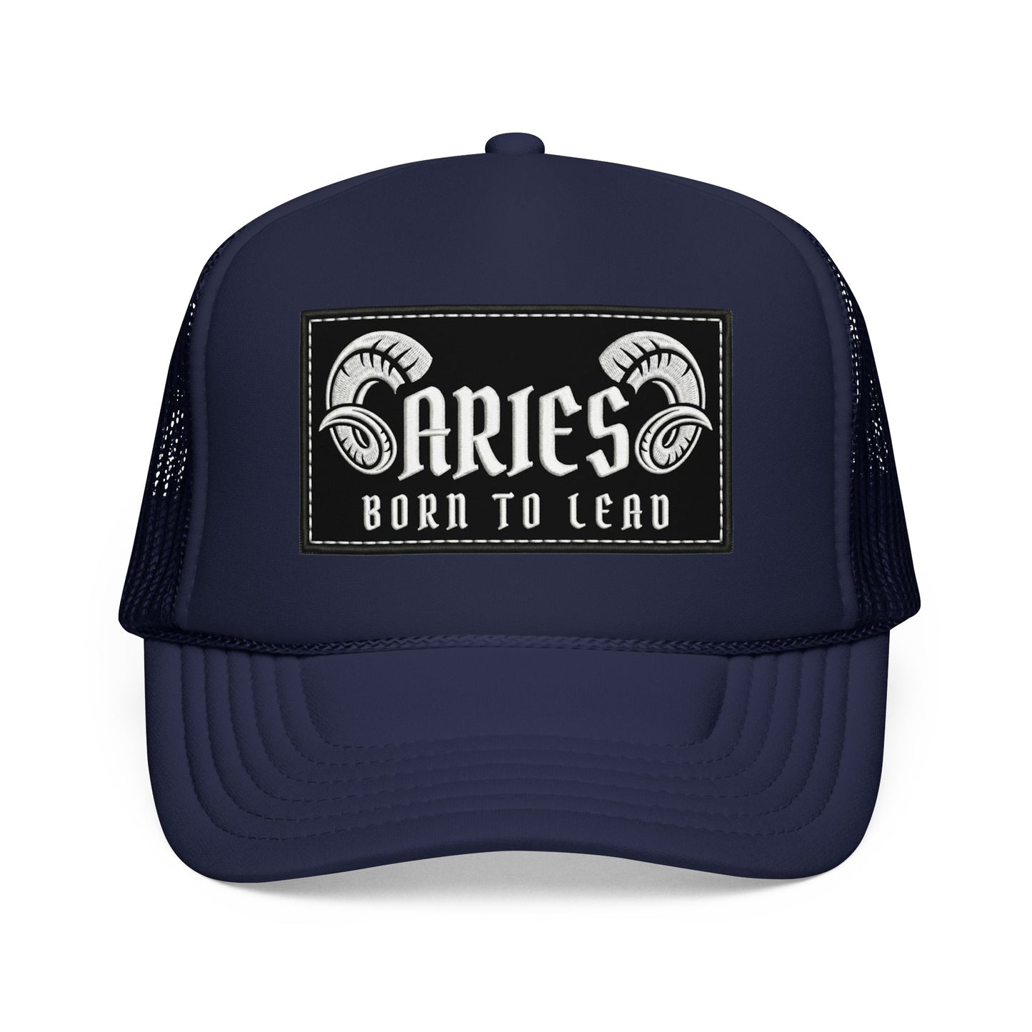 Trucker Hat - Aries 'Born to Lead' Zodiac Cap
