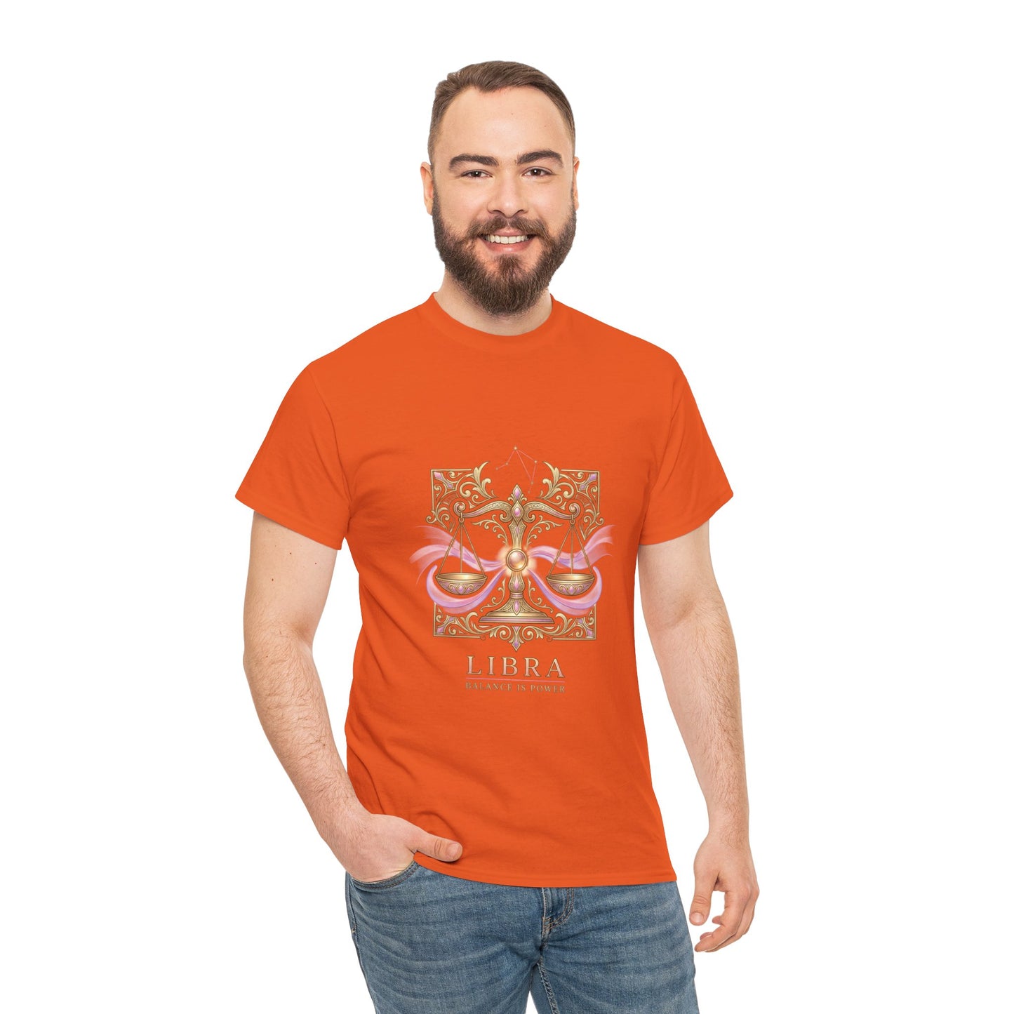 Libra Scales T‑Shirt — Zodiac Balance Is Power Tee