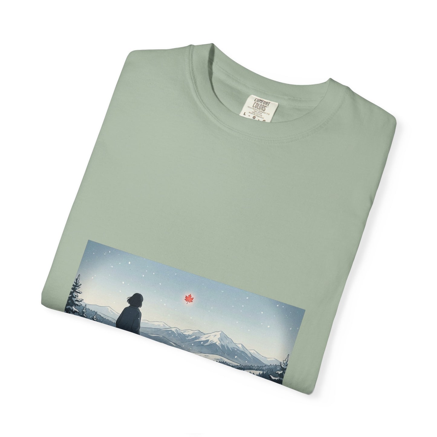 T-Shirt — Wanderer in Snowy Mountains Graphic Tee