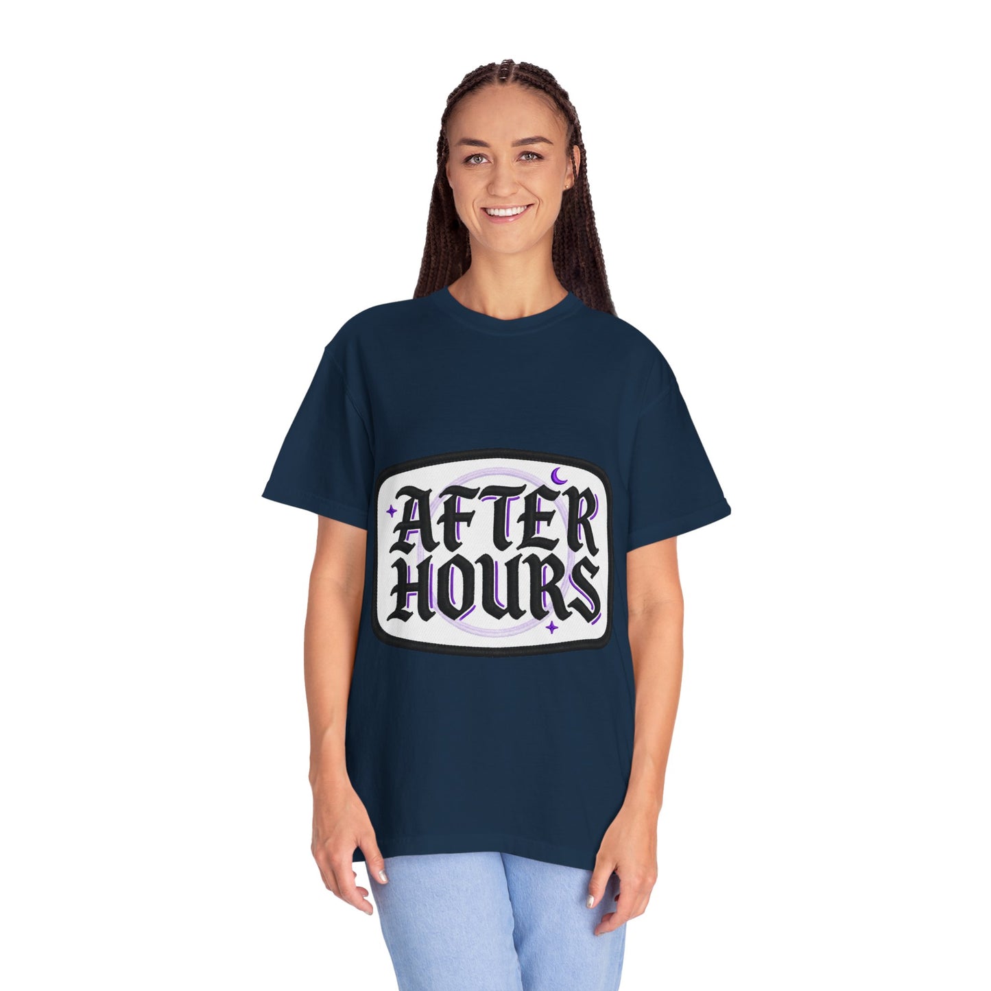 After Hours Graphic T-Shirt — Gothic Moon Lounge Tee