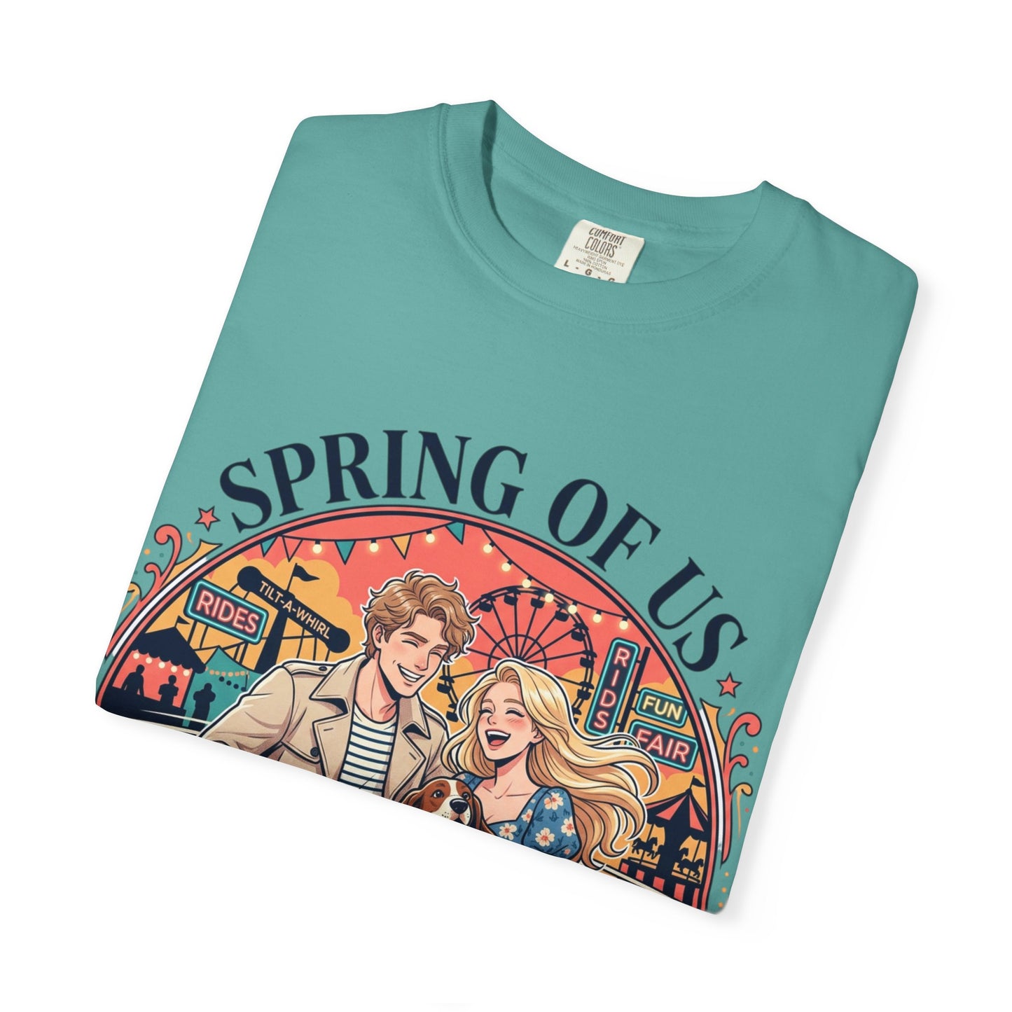 Spring of Us T-Shirt — Retro Carnival Couple Tee (Spring Festival Concert)