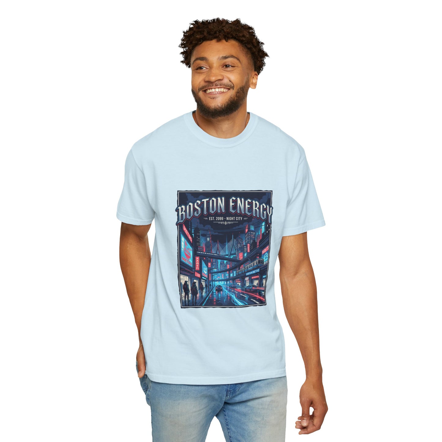 Boston Energy Graphic T-Shirt — Neon City Streetwear