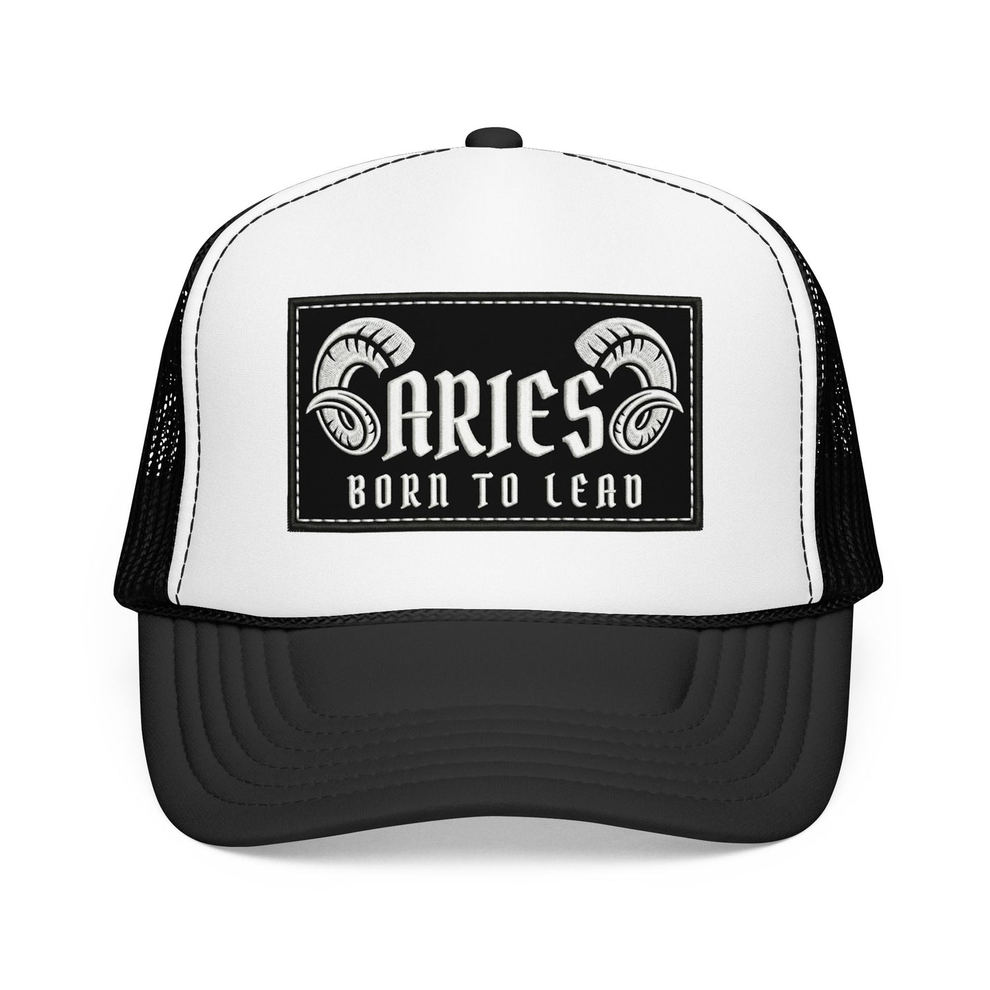 Trucker Hat - Aries 'Born to Lead' Zodiac Cap