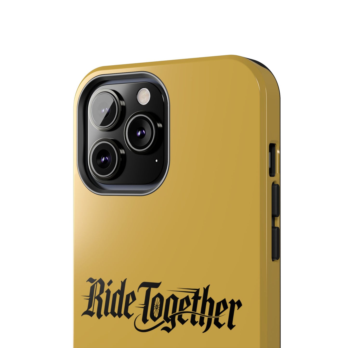 Ride Together Tough Phone Case — Durable Retro Script Protective Cover