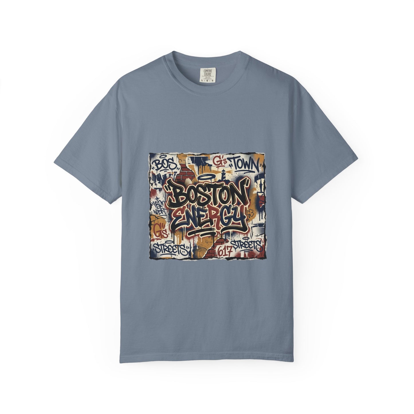 Boston Graffiti Tee — Urban Street Art T‑Shirt