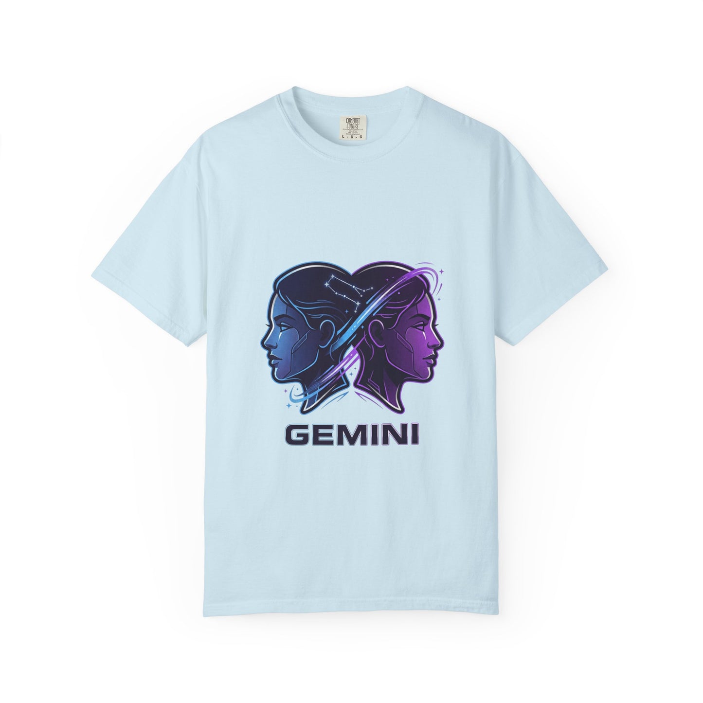 Gemini Zodiac T‑Shirt — Dual Faces Astrology Tee