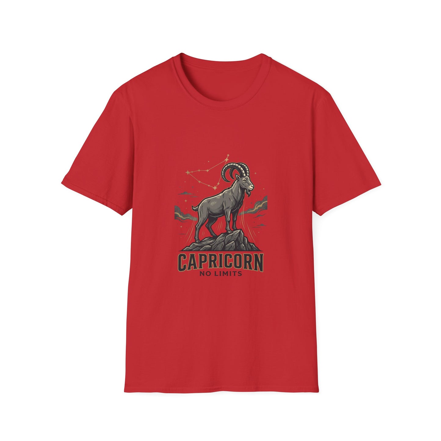 Capricorn 'No Limits' Zodiac T-Shirt — Goat Constellation Astrology Tee