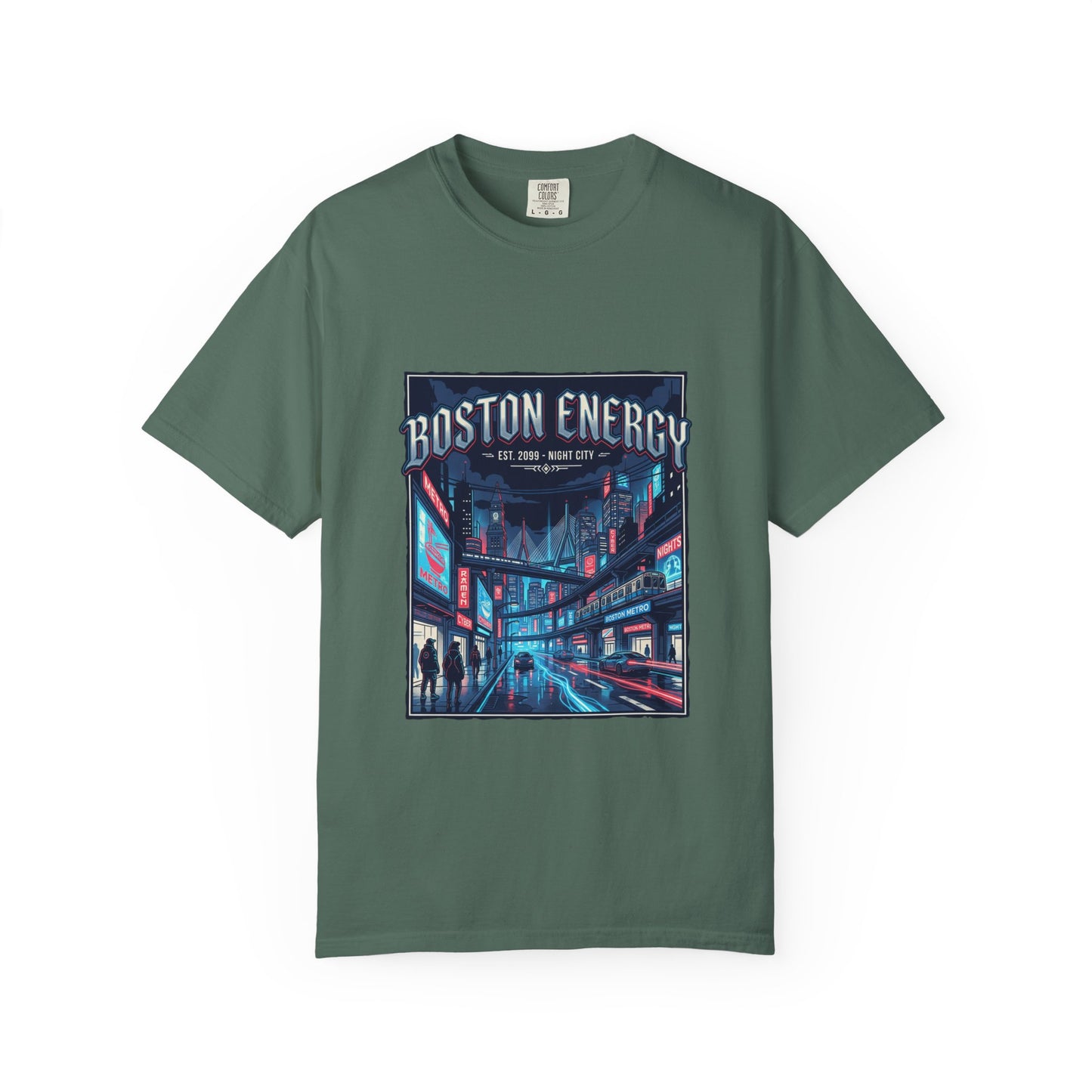 Boston Energy Graphic T-Shirt — Neon City Streetwear