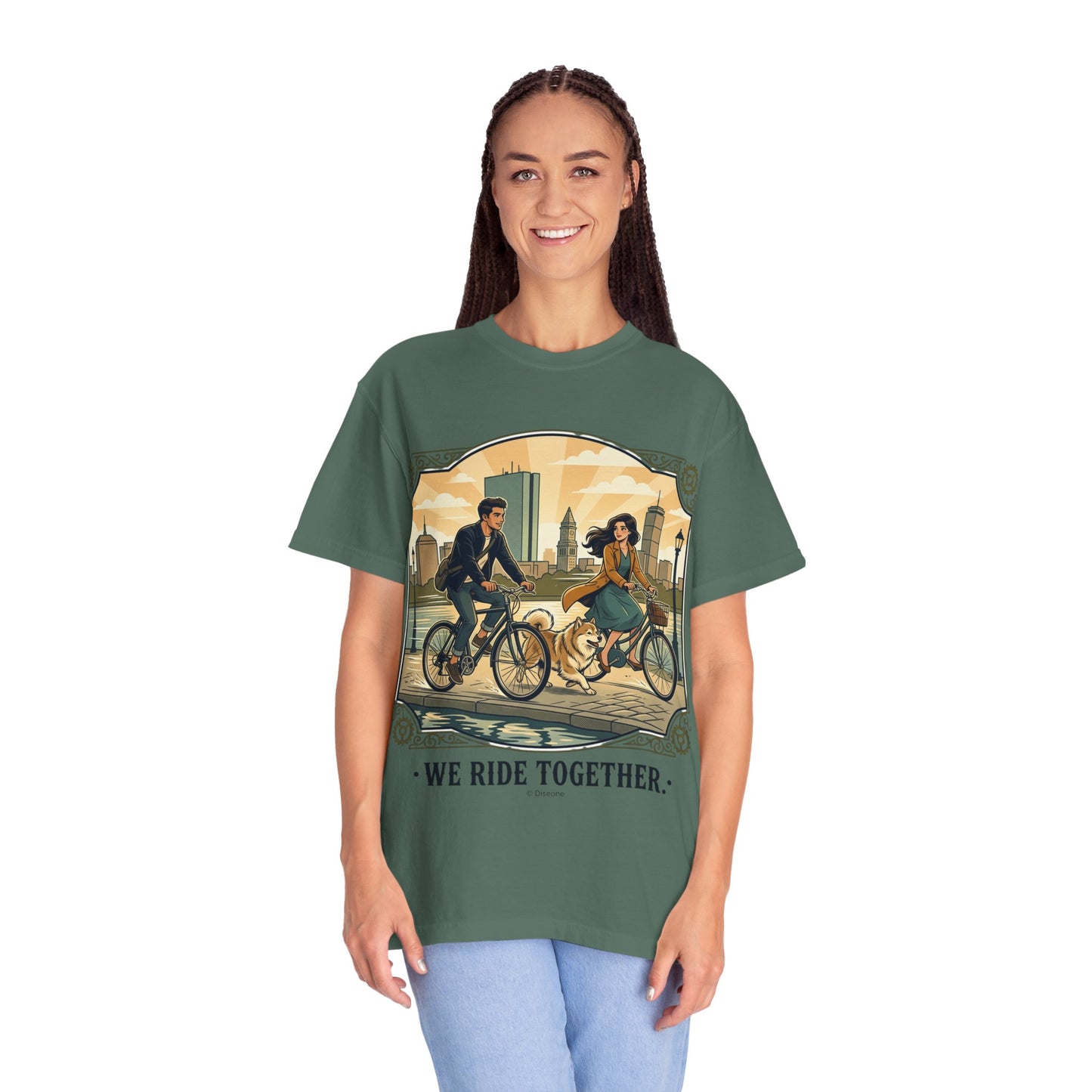 We Ride Together Bicycle Couple T-Shirt