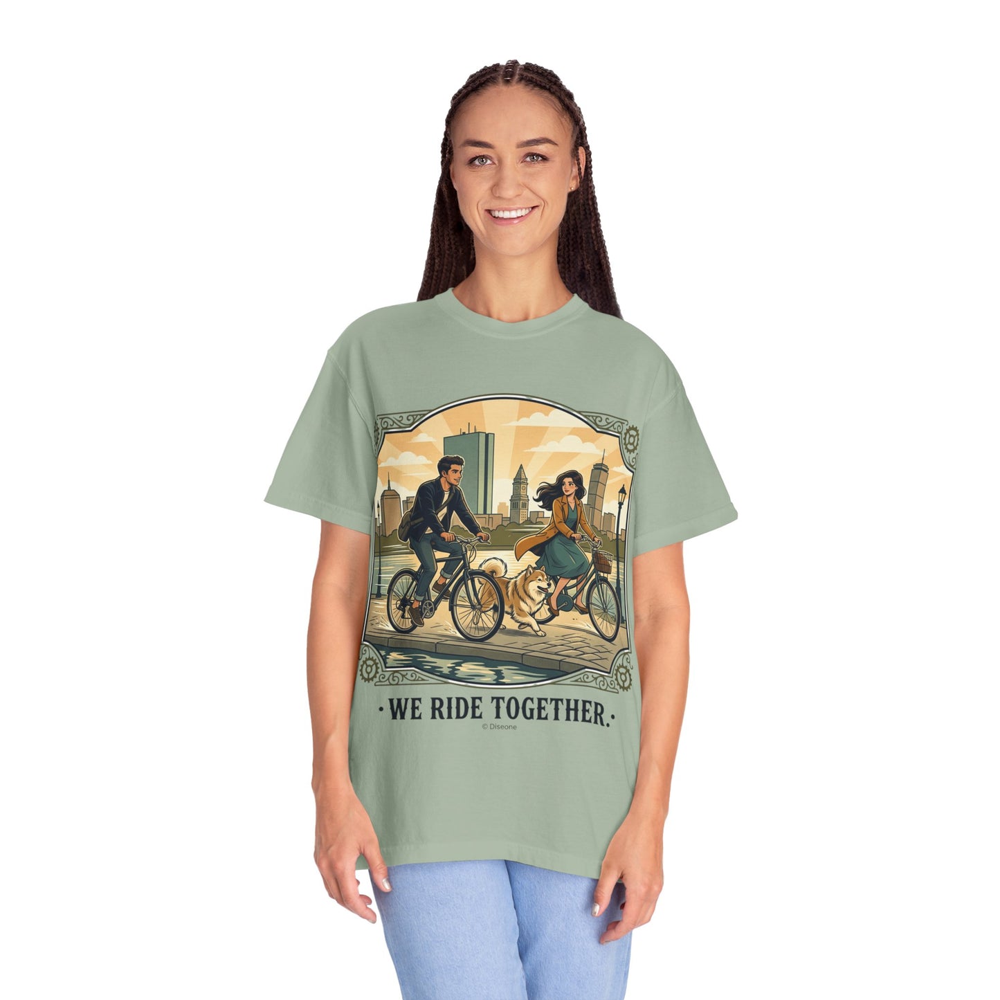 We Ride Together Bicycle Couple T-Shirt