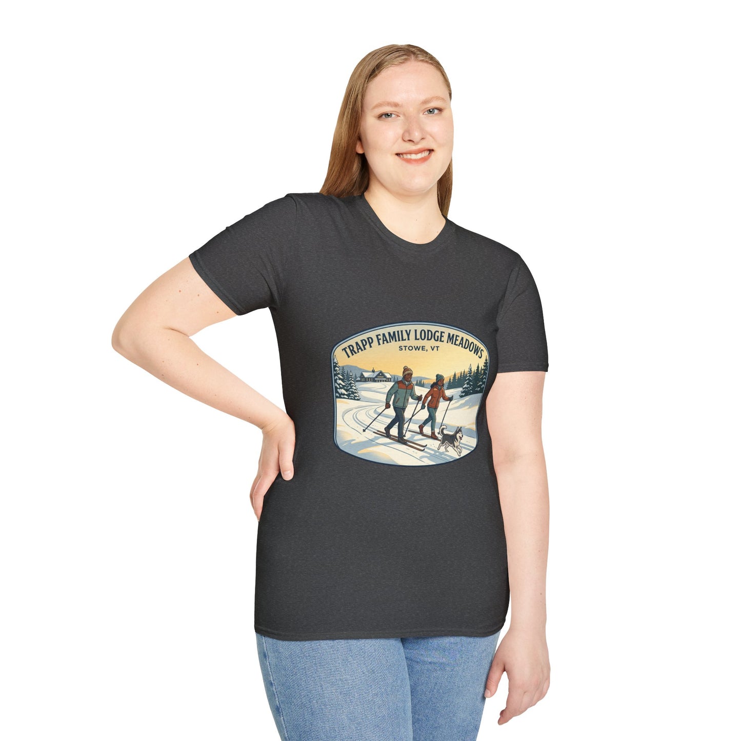 Trapp Family Lodge Meadows Skiing T-Shirt