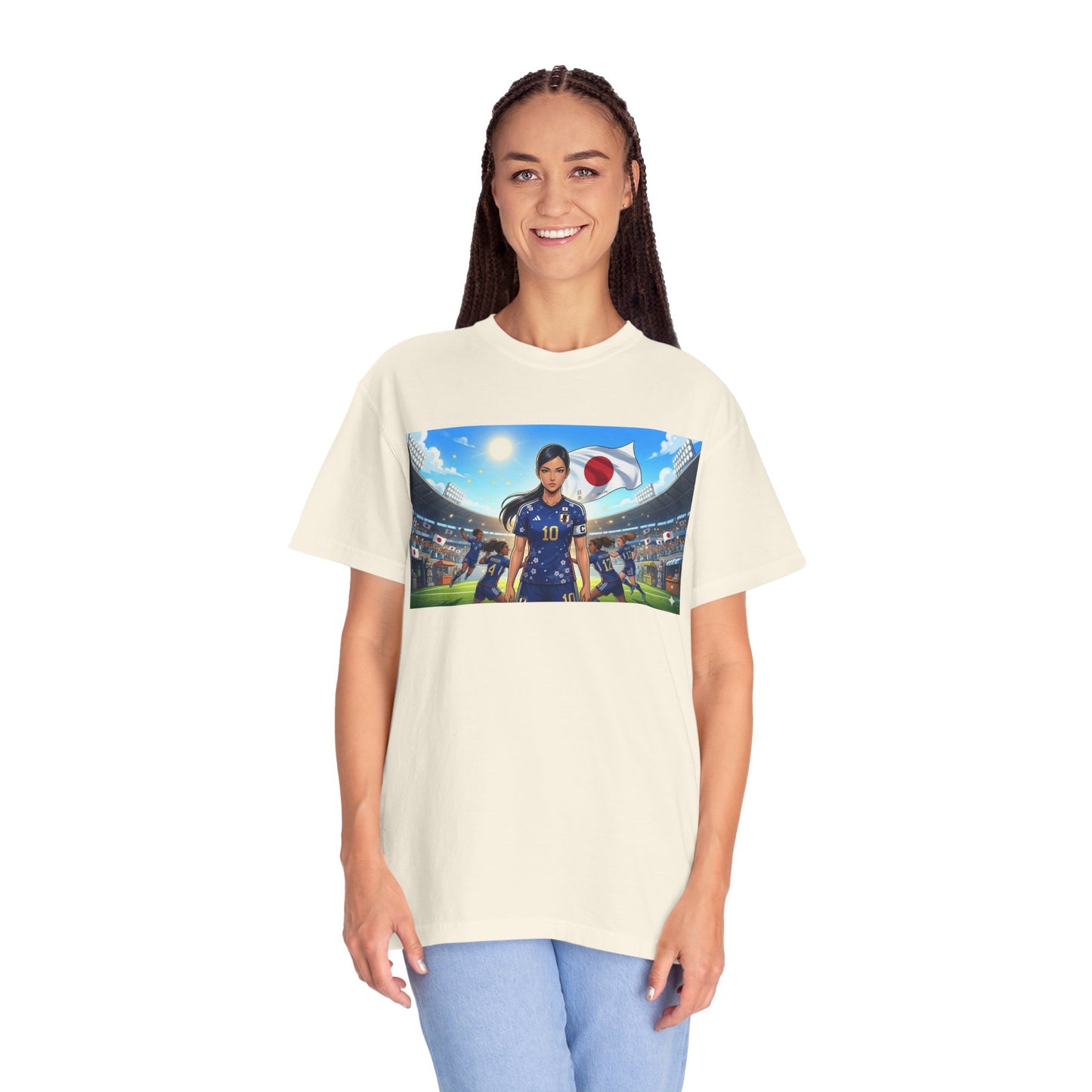 Soccer Player Japan T-Shirt — Japan Flag Soccer Fan Tee