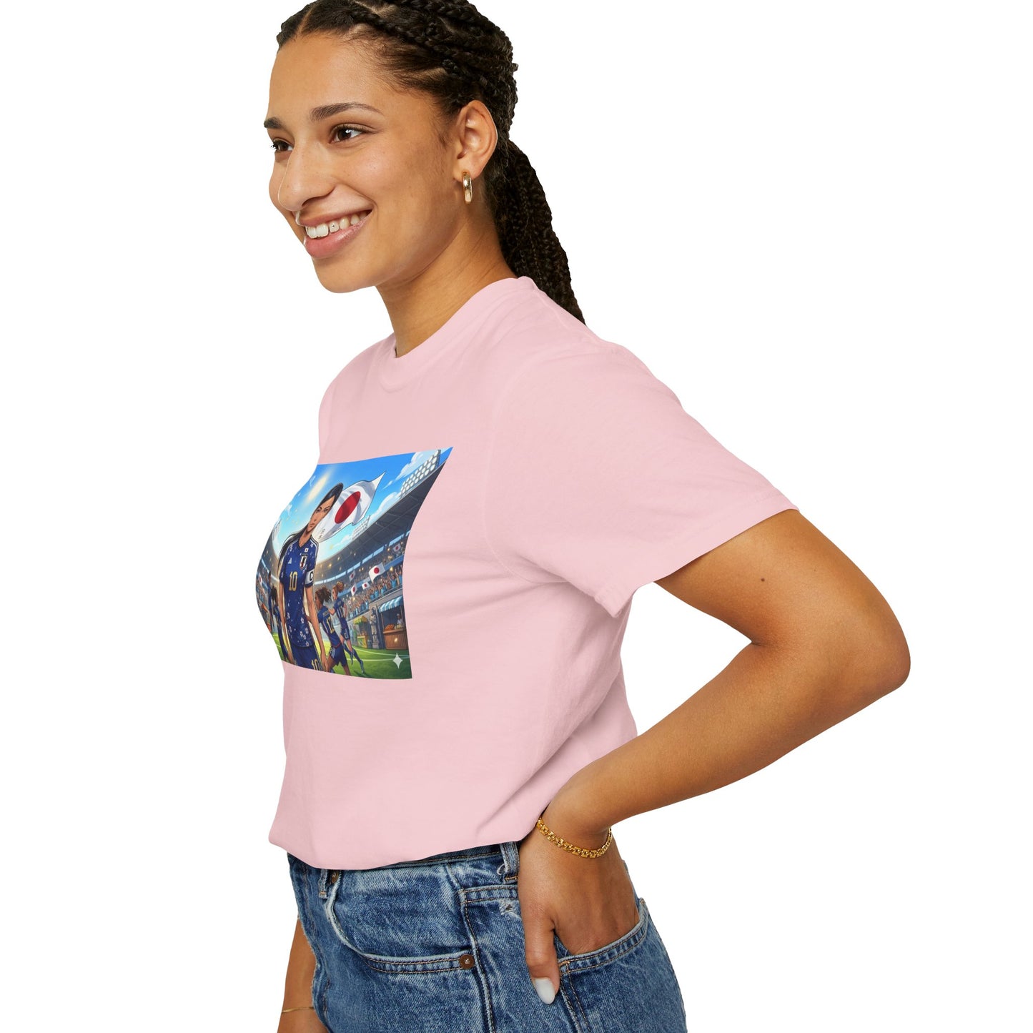 Soccer Player Japan T-Shirt — Japan Flag Soccer Fan Tee